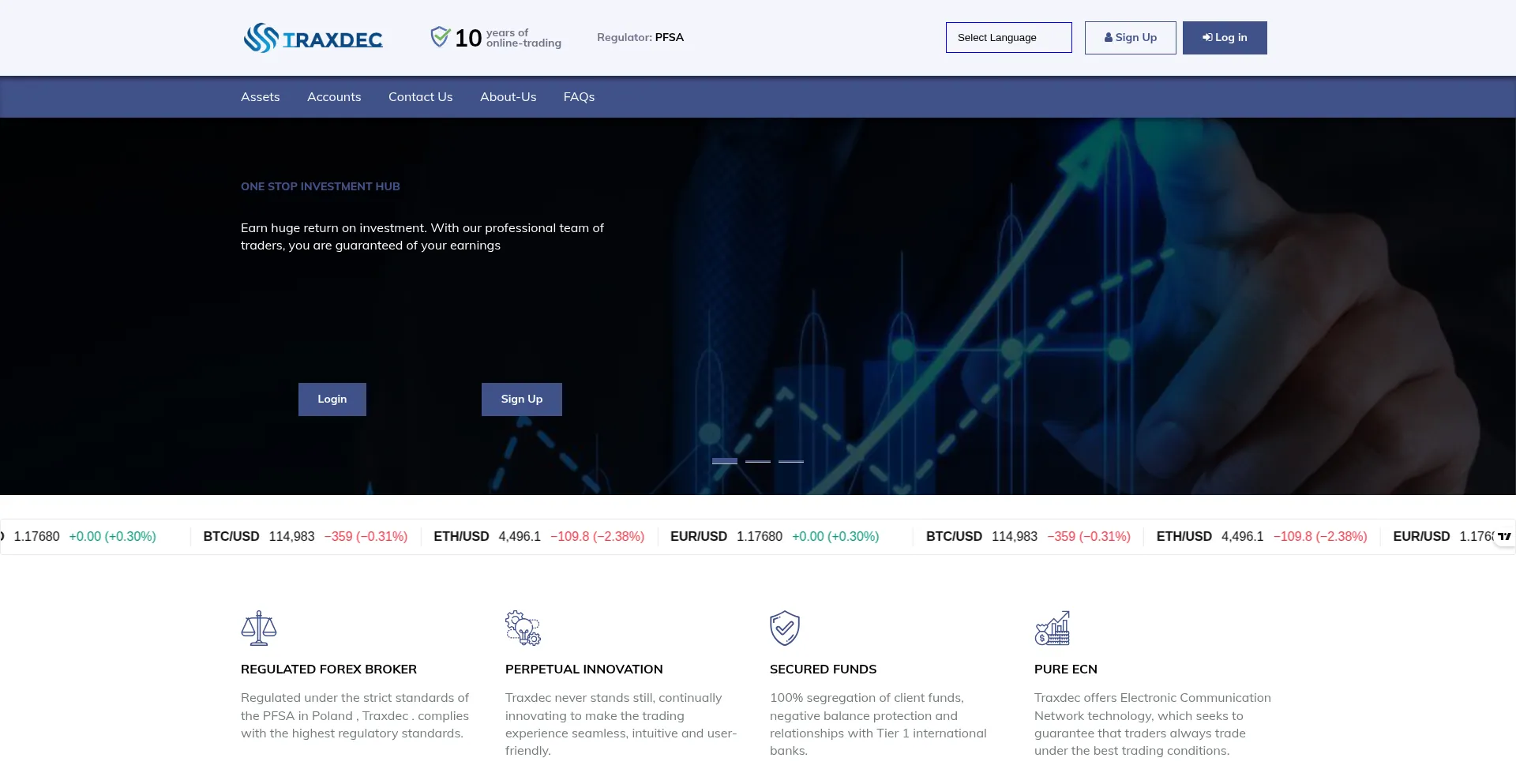 Traxdec.com é Seguro e Confiável?