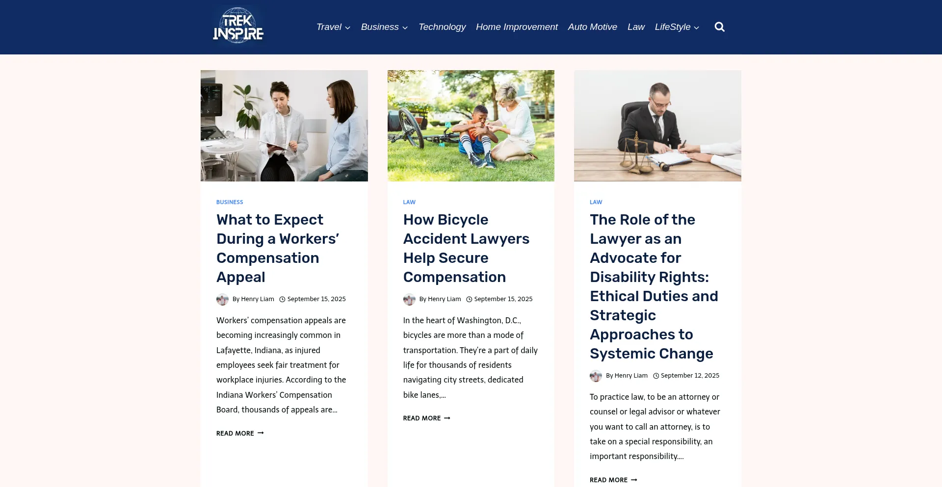 Trekinspire.com Screenshot