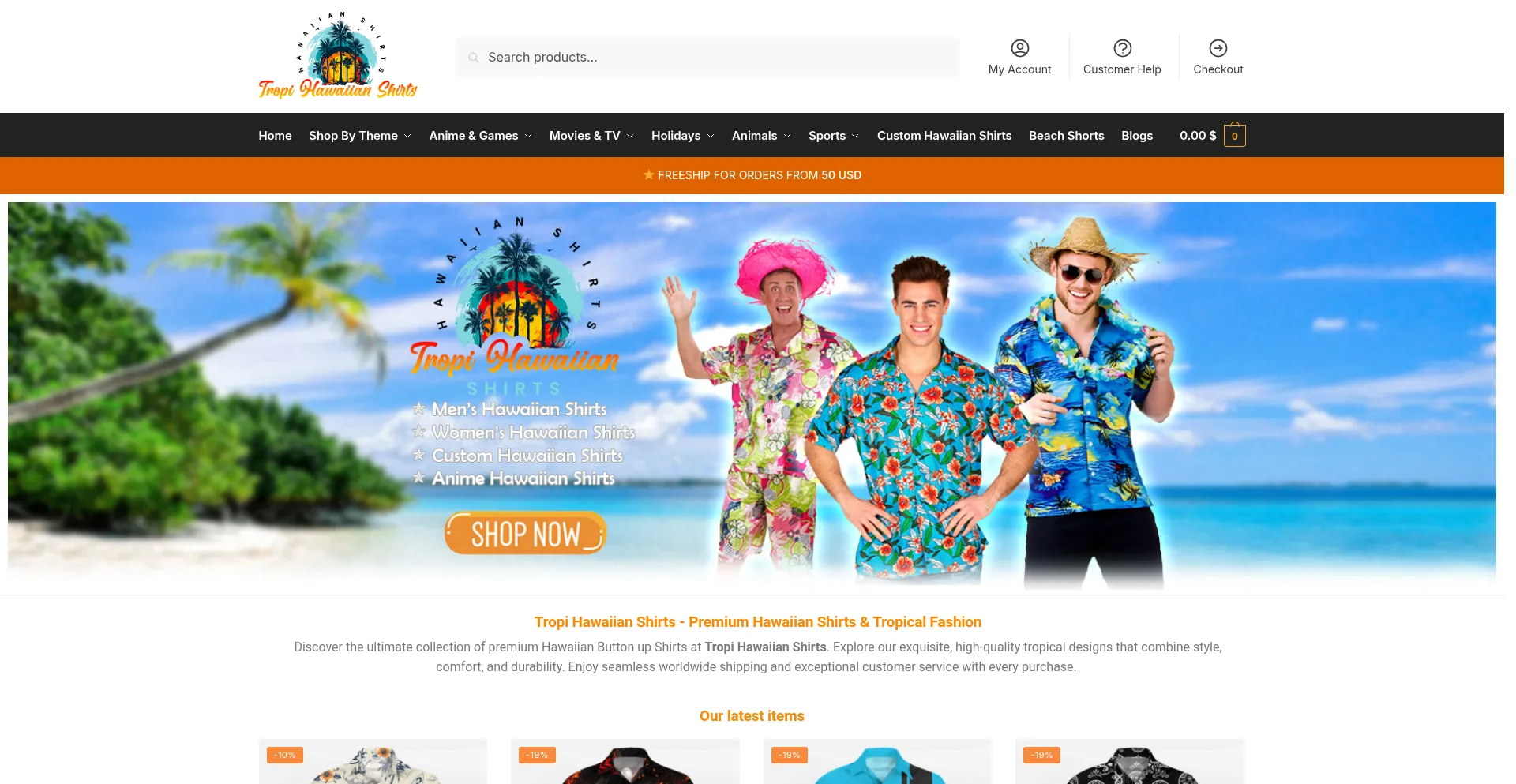 Tropihawaiianshirts.com