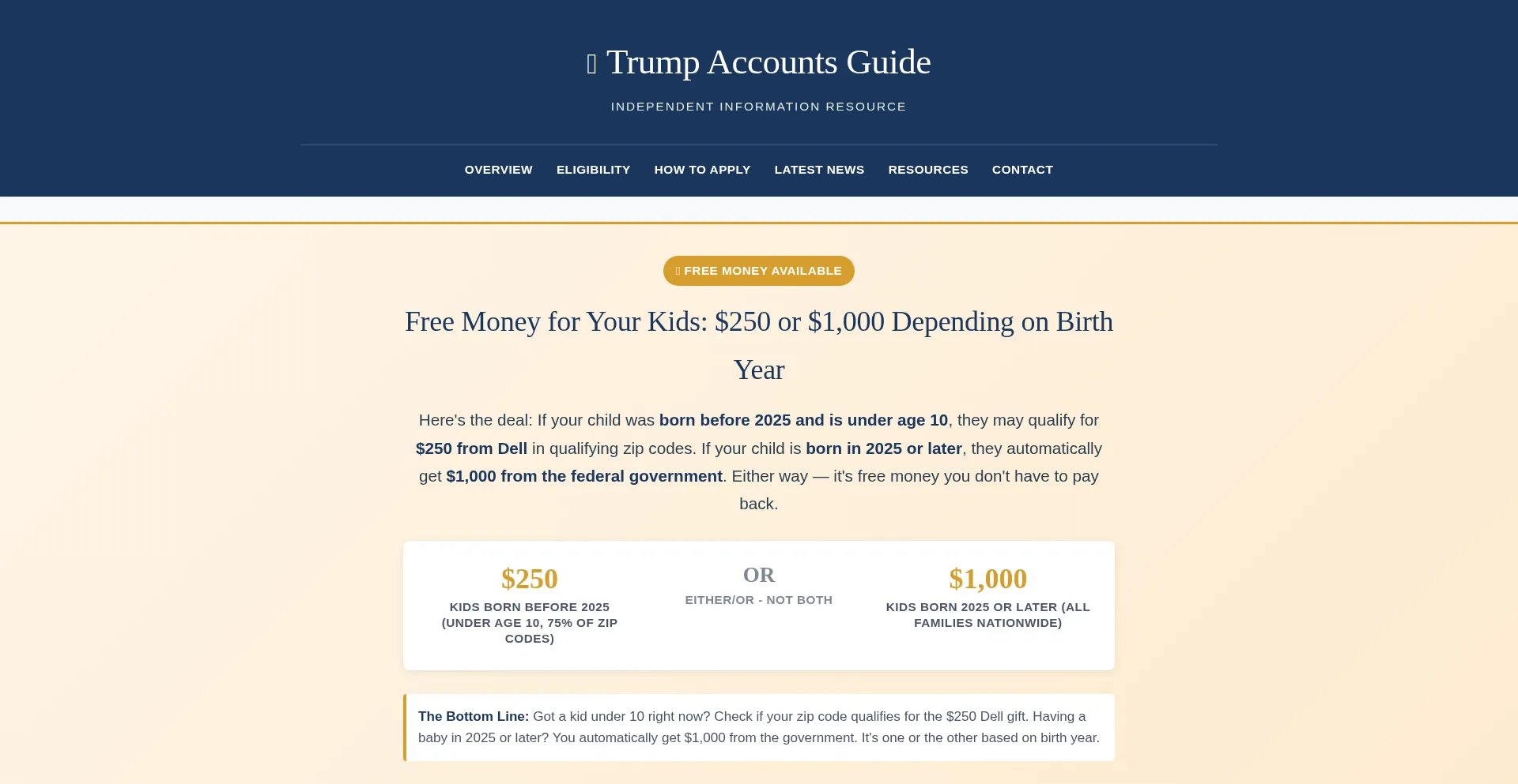 Trumpaccountsguide.com