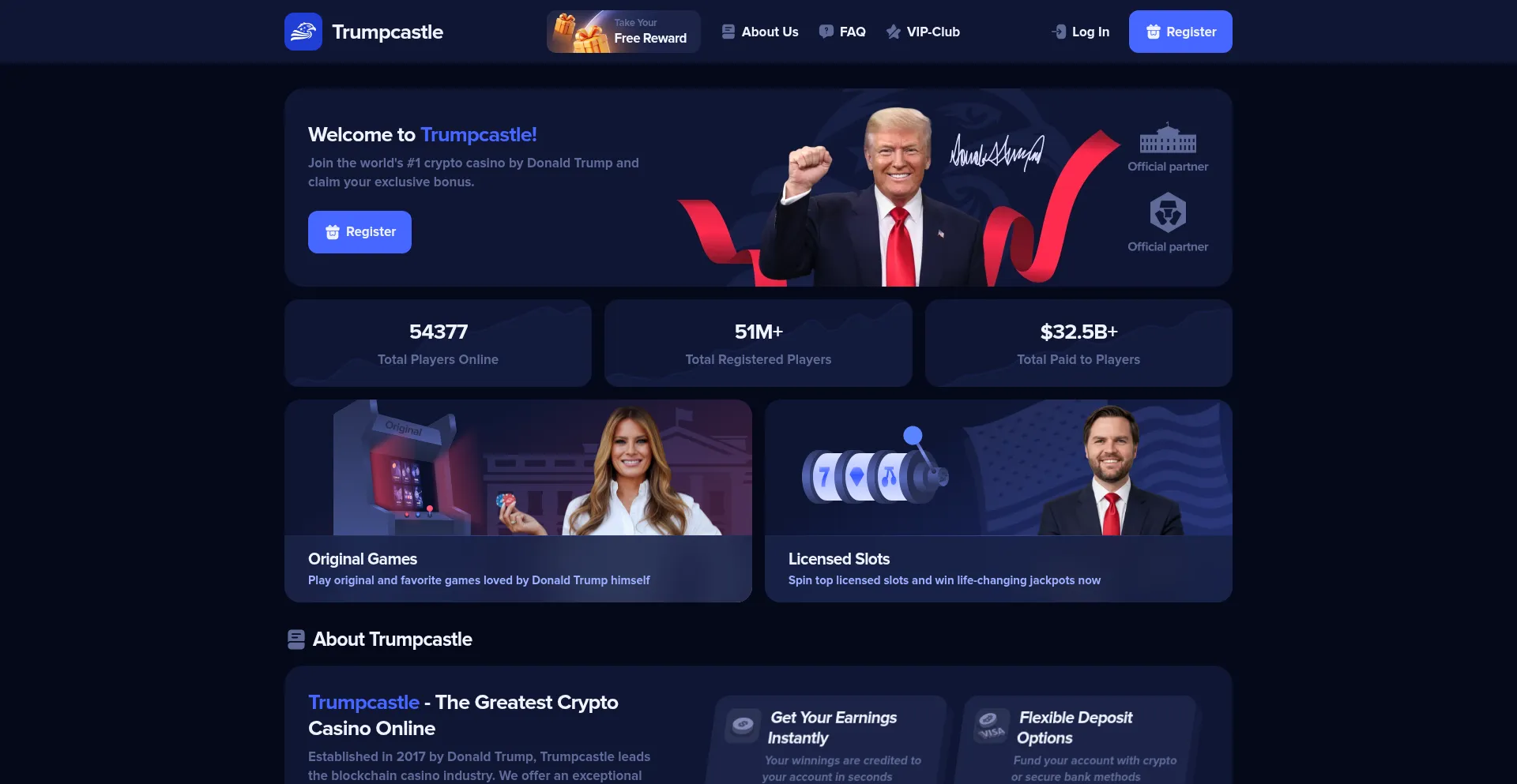 Trumpcastle.net