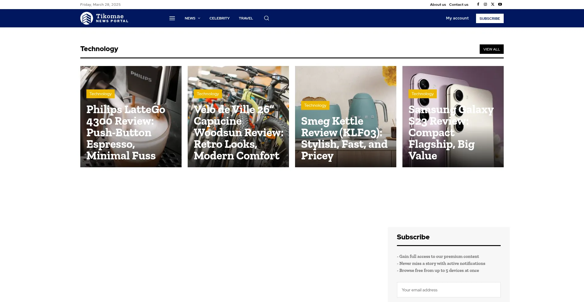 Website screenshot of Tuwevei.shop