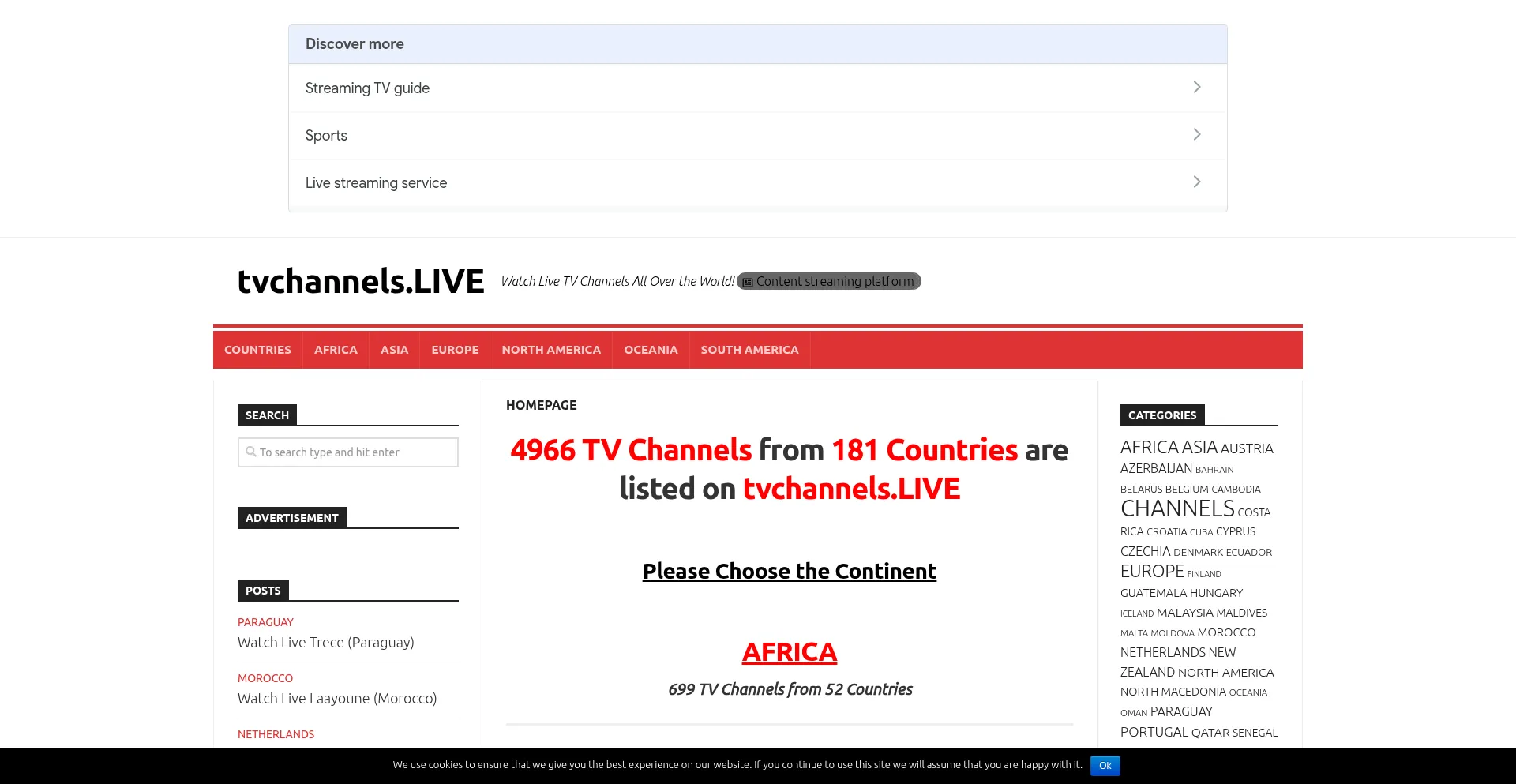 Tvchannels.live