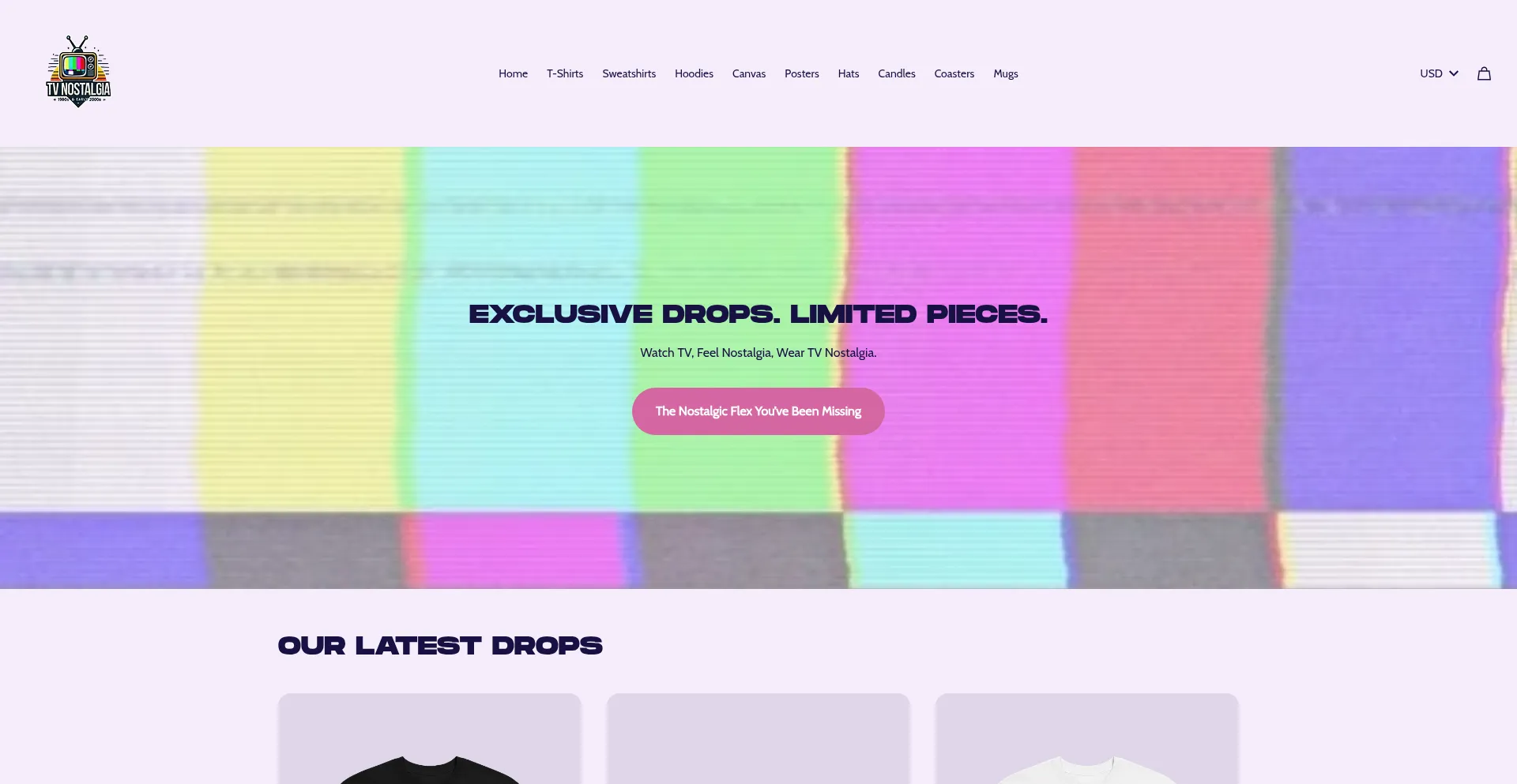 Tvnostalgia.store Screenshot