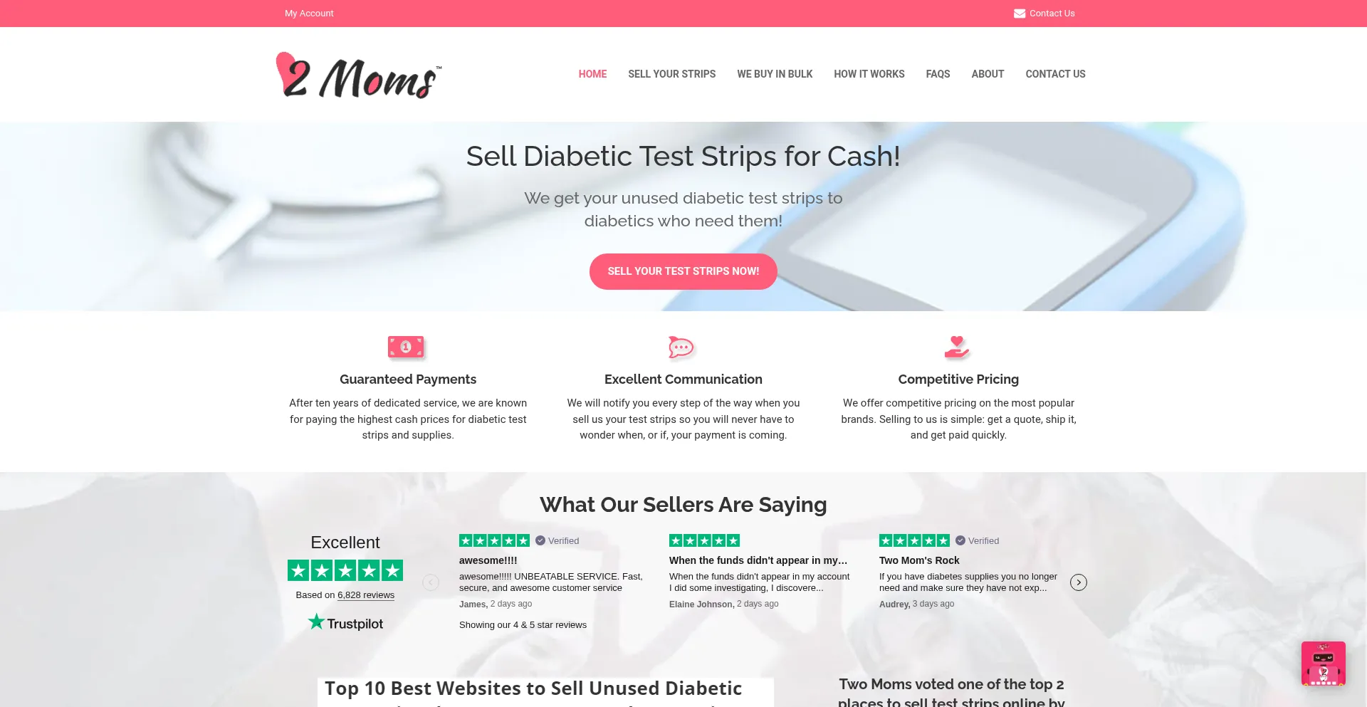 Twomomsbuyteststrips.com é Seguro e Confiável?