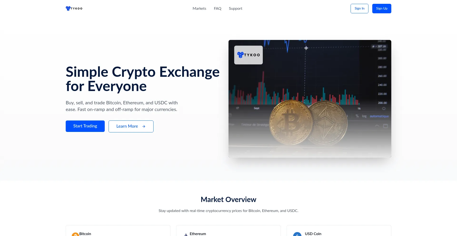 Website screenshot of Tykoo.co