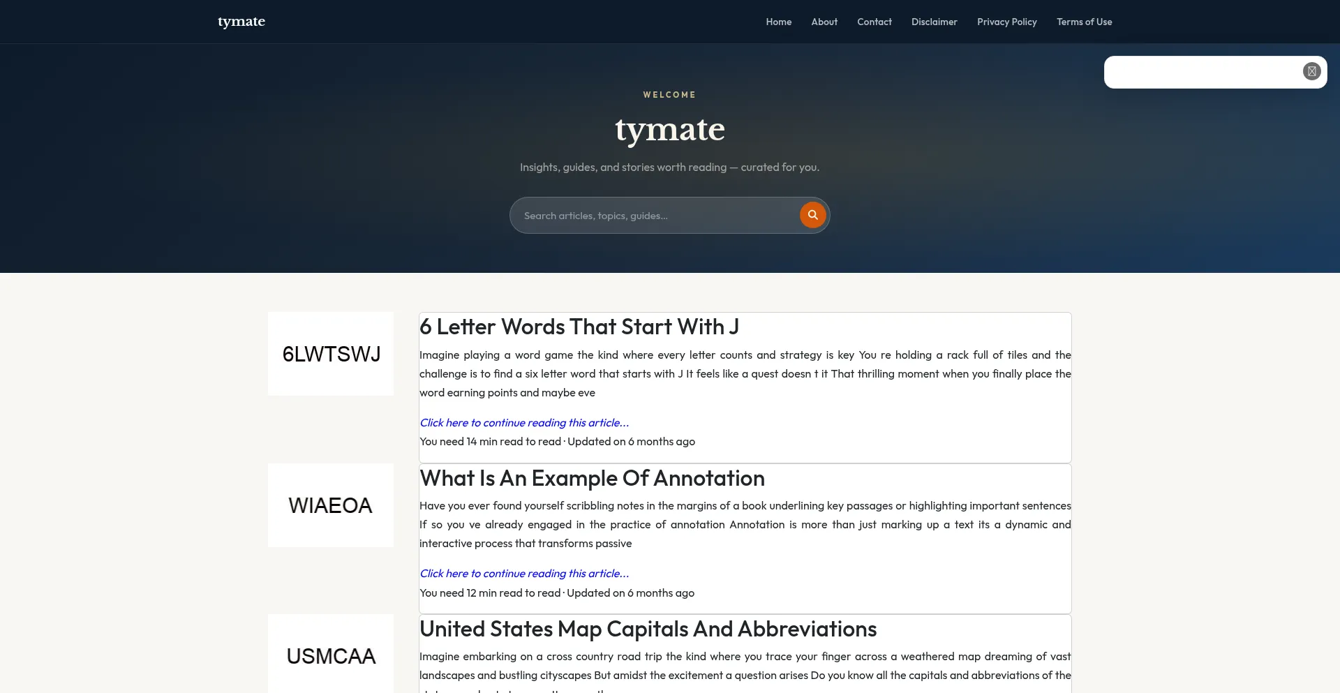 Tymate.com