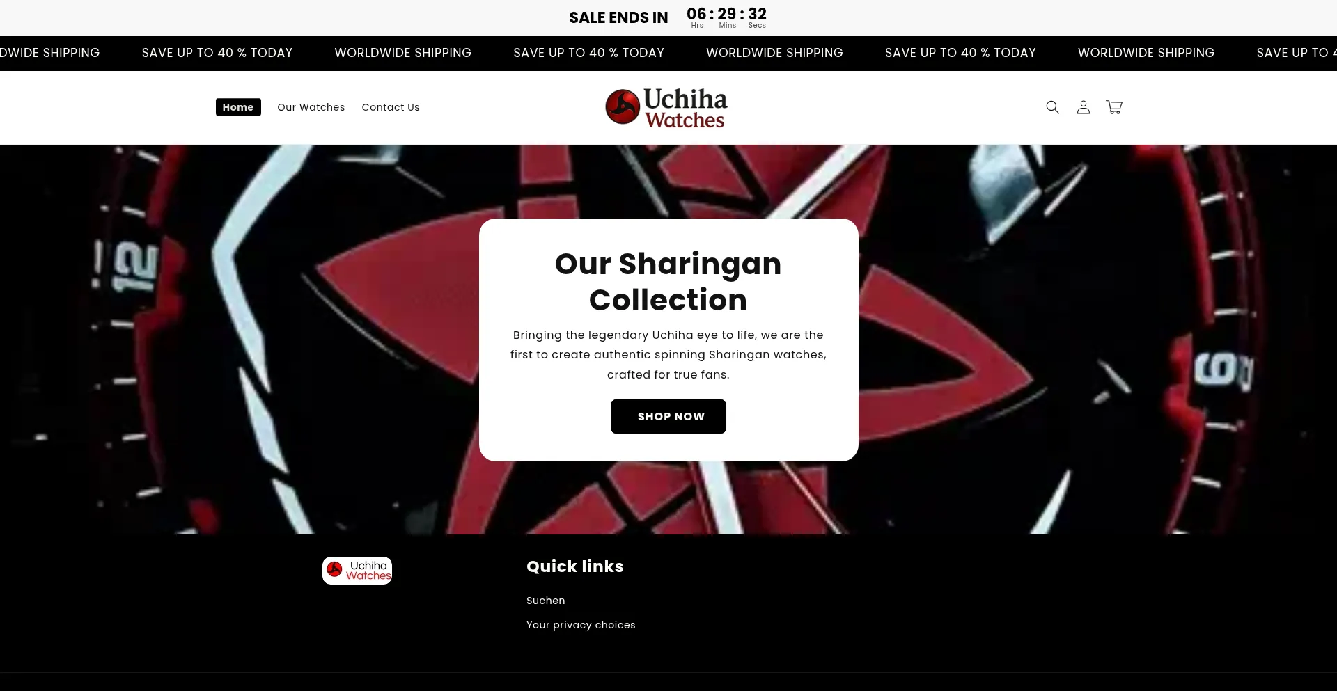 Uchihawatches.com é Seguro e Confiável?