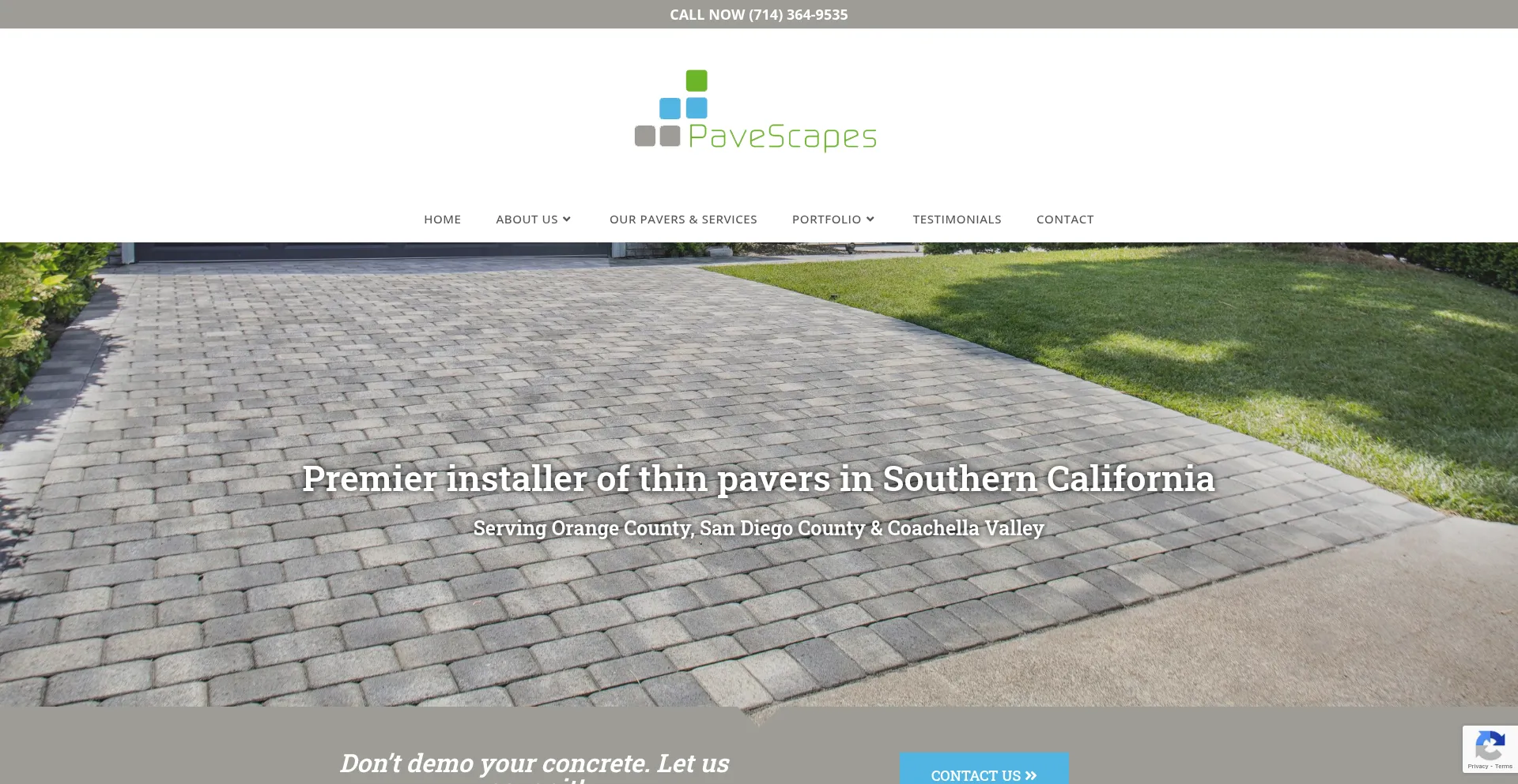 Website screenshot of Uglyconcrete.com