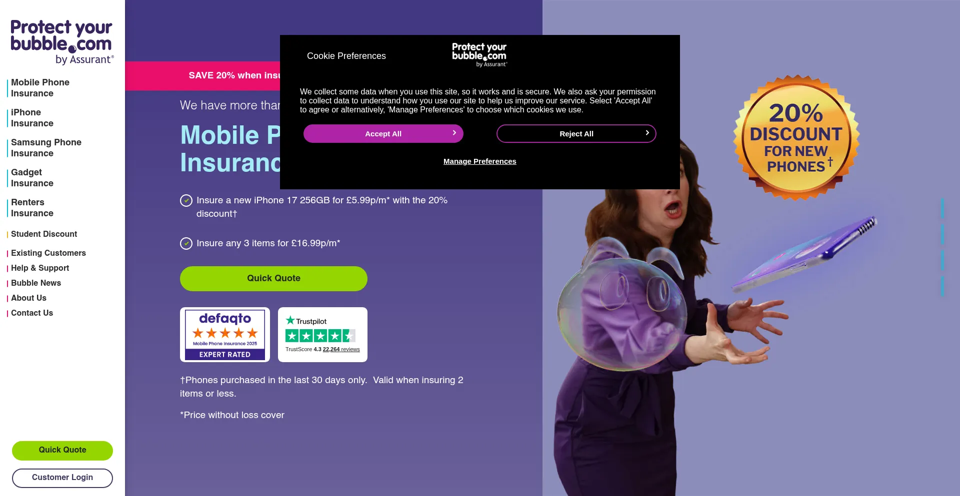 Uk.protectyourbubble.com é Seguro e Confiável?