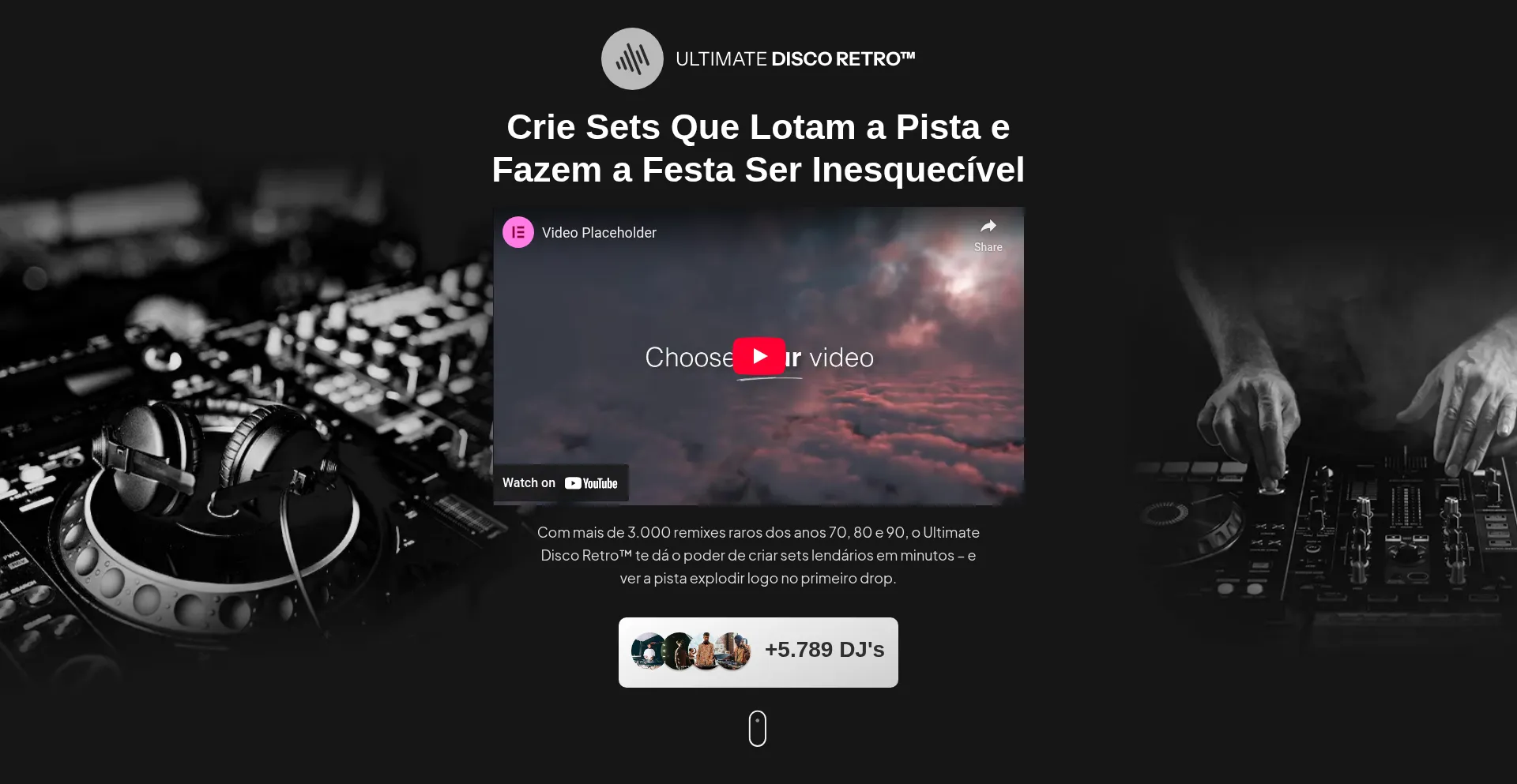 Website screenshot of Ultimatediscoretro.store