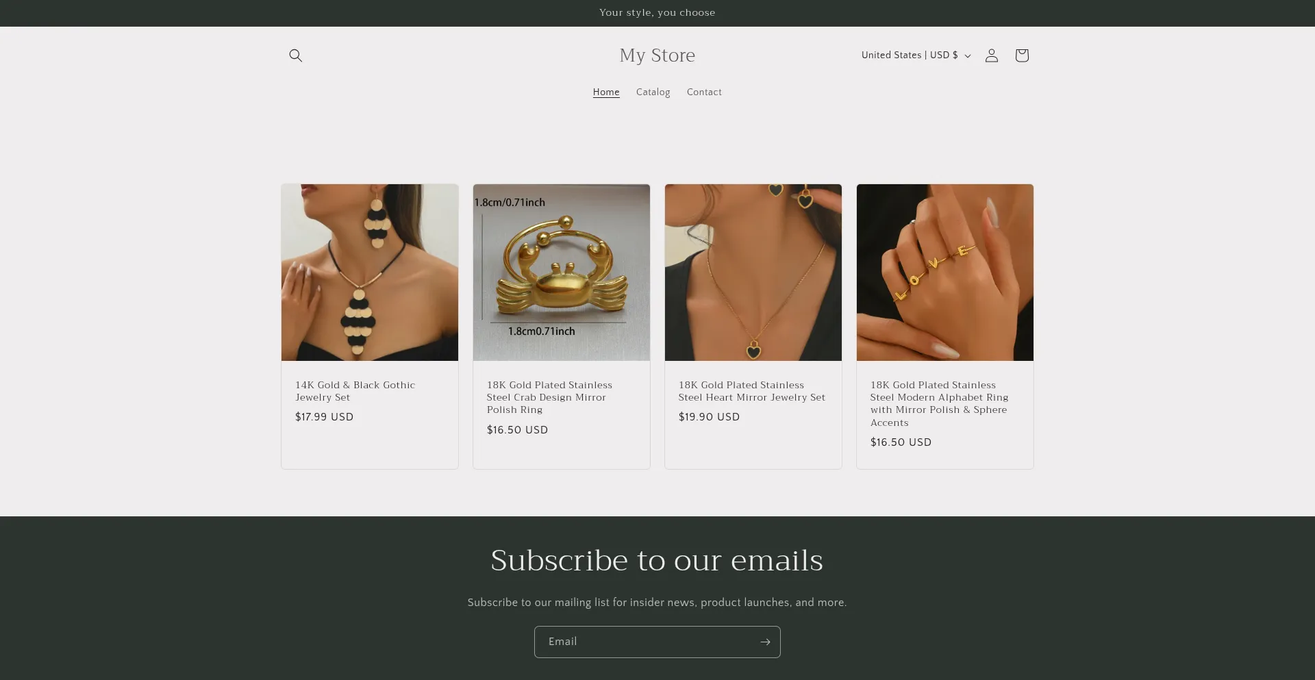 Website screenshot of Unameo.com