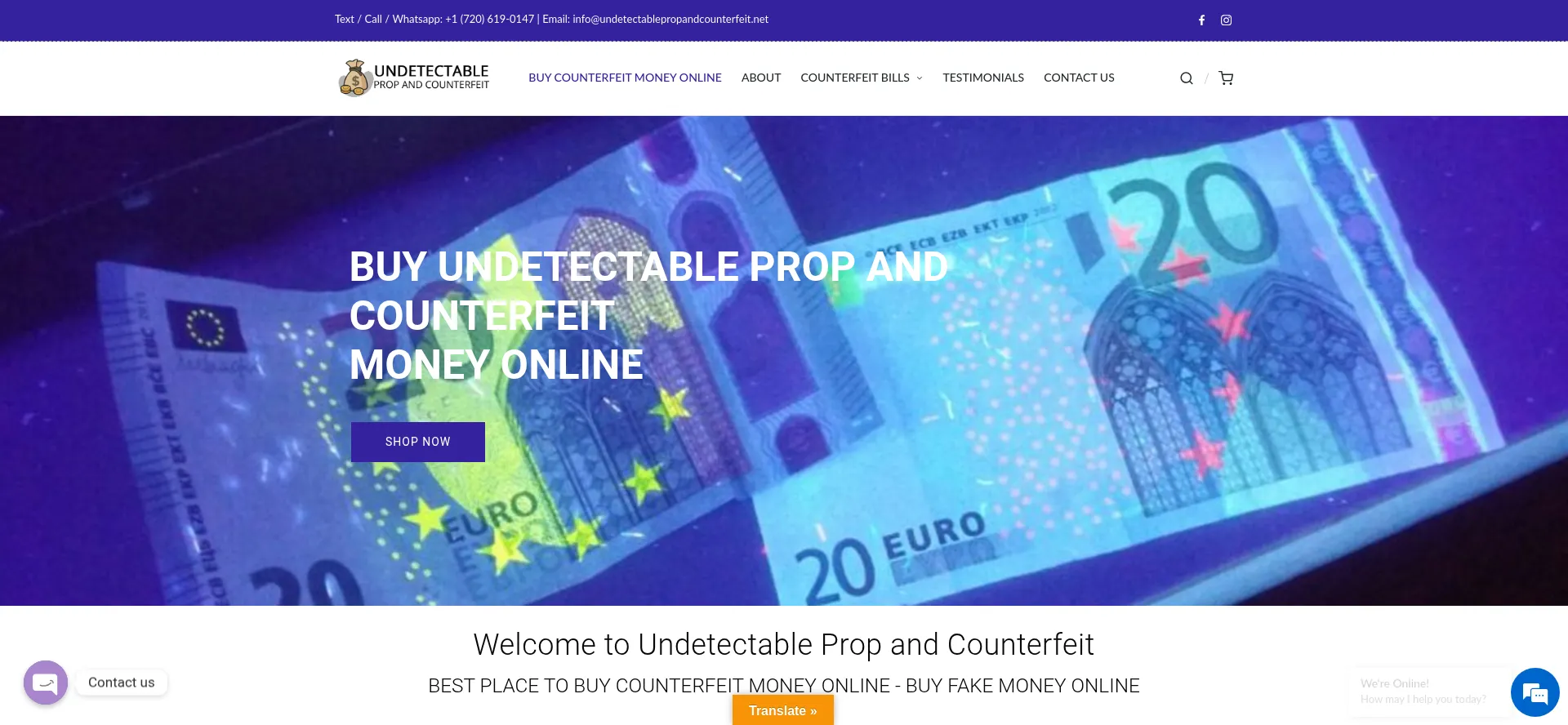Undetectablepropandcounterfeit.net