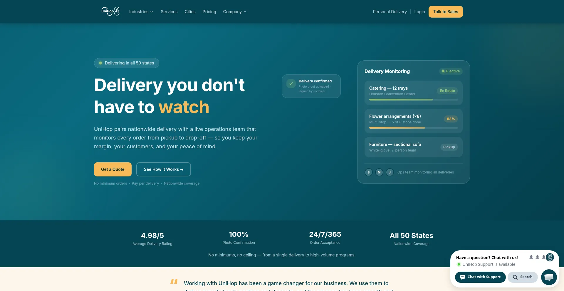 Unihop.app