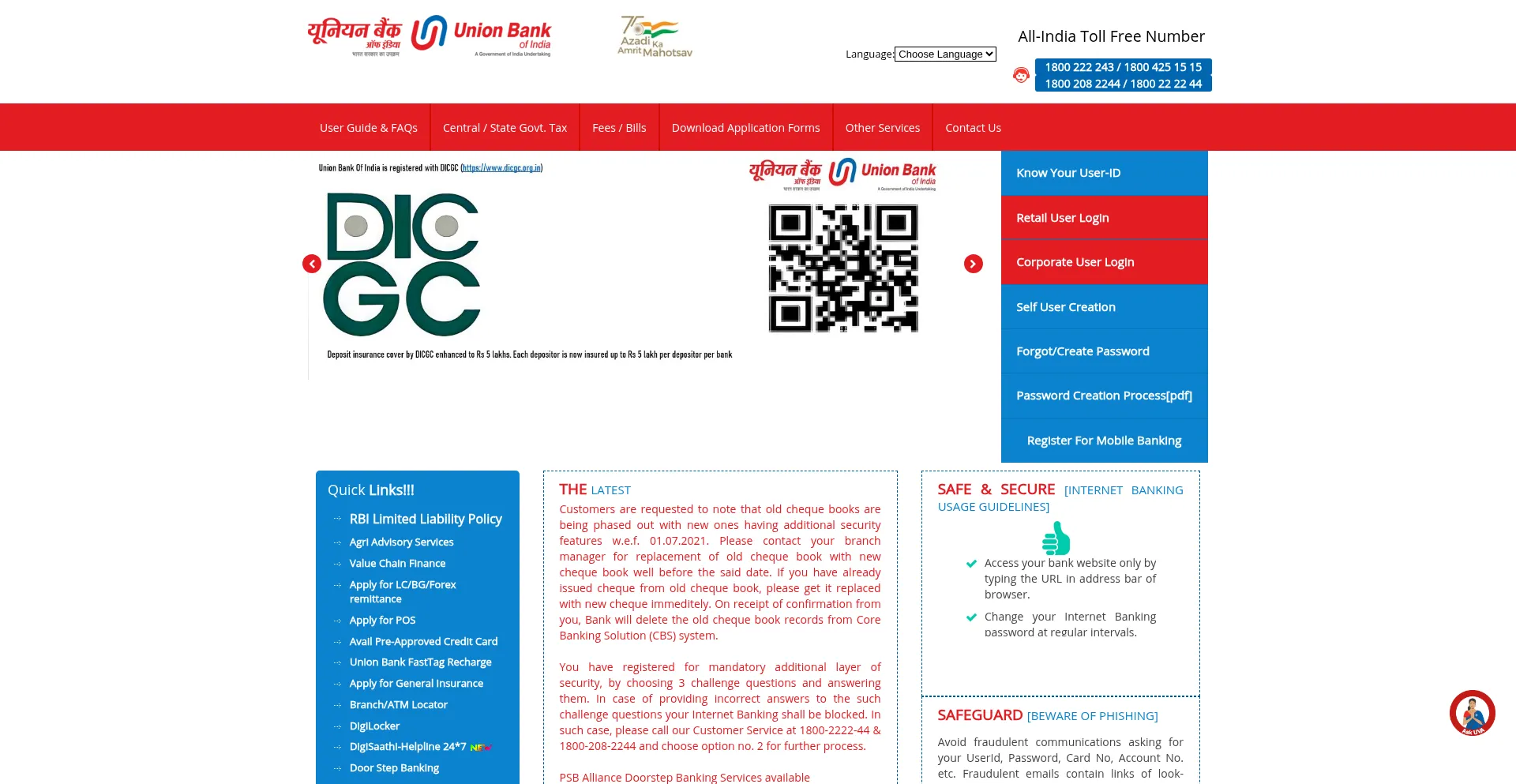 Unionbankonline.bank.in