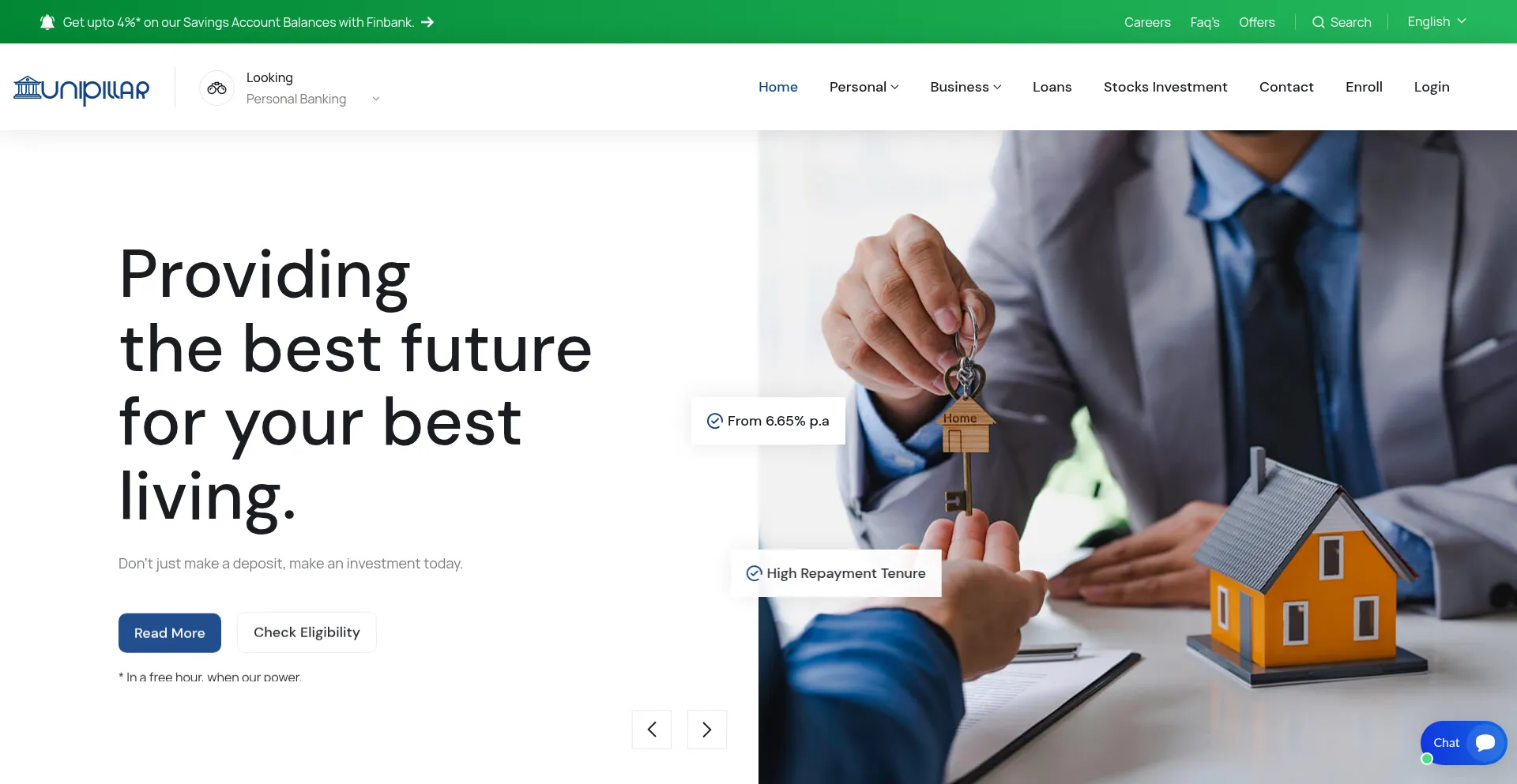 Website screenshot of Unipillarglobal.com