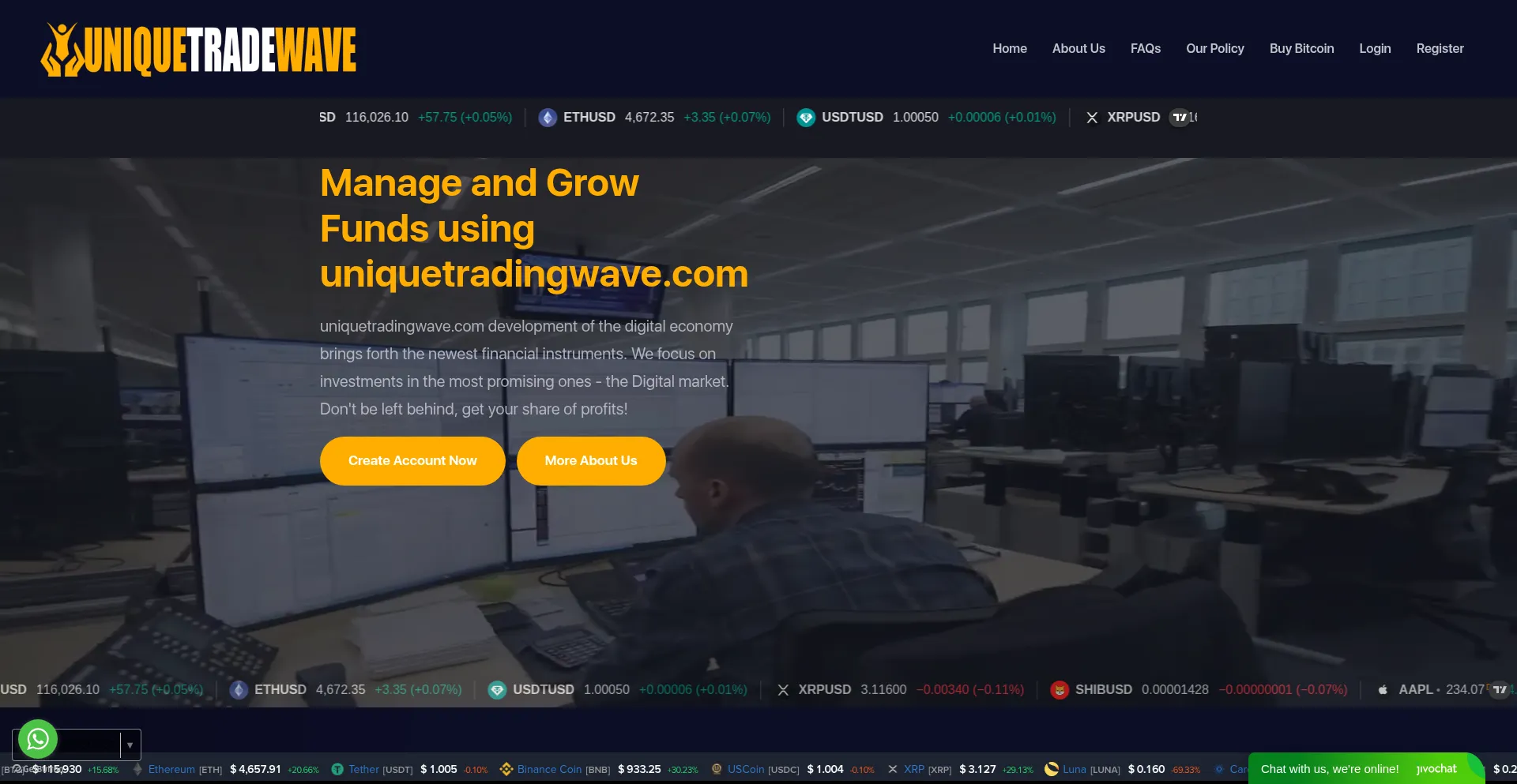 Uniquetradingwave.com é Seguro e Confiável?