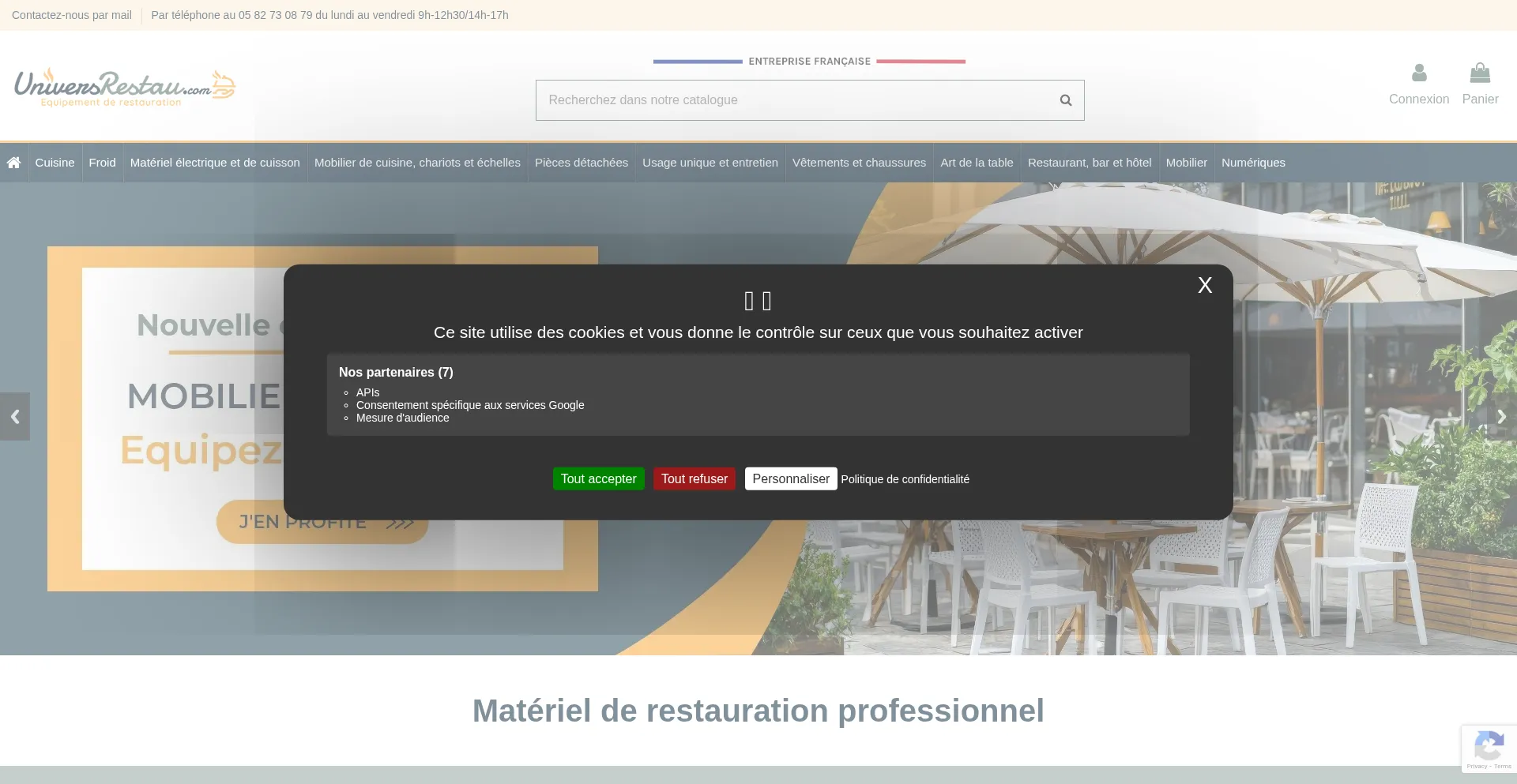 Universrestau.com Screenshot