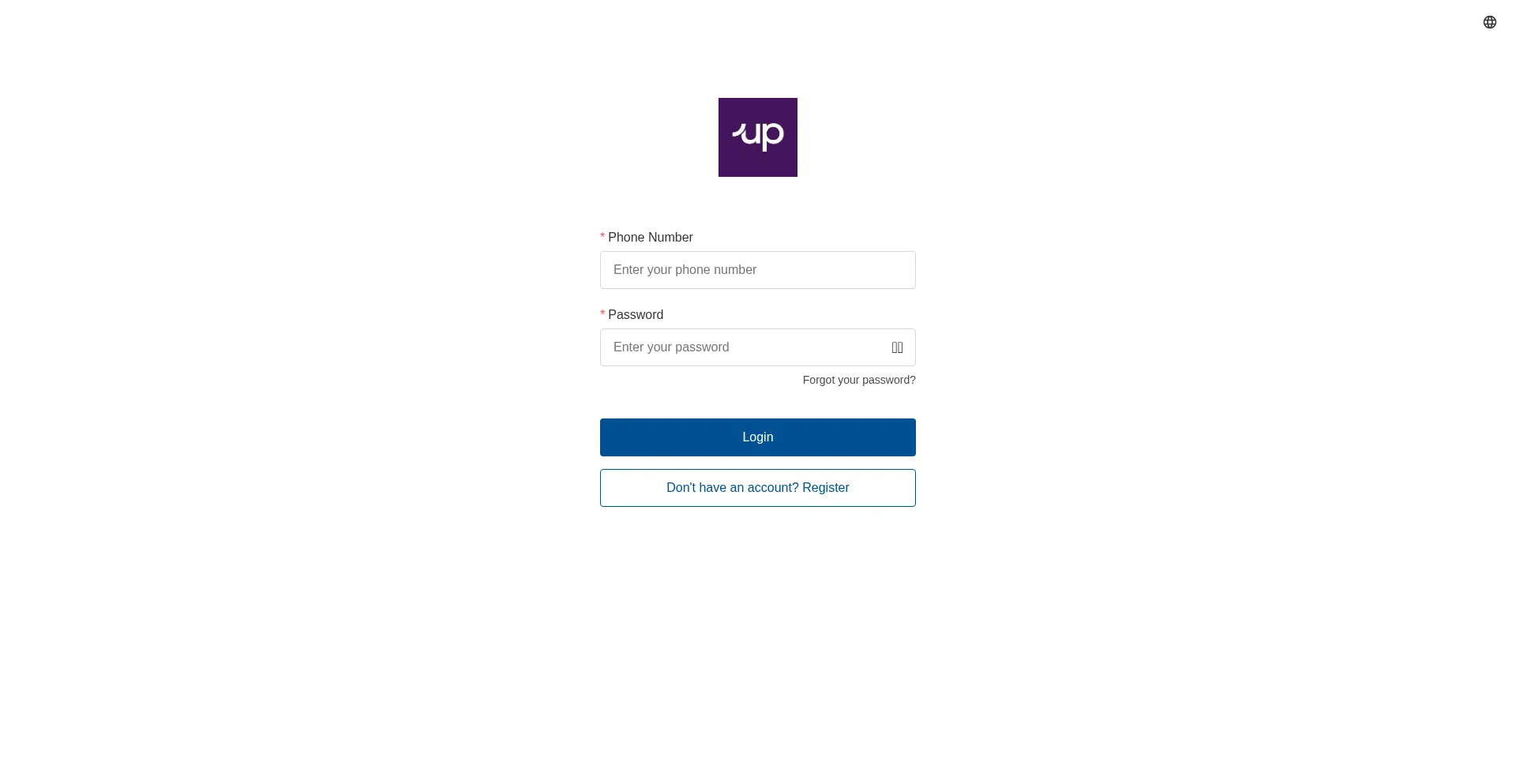 Website screenshot of Upttstoxpy.com