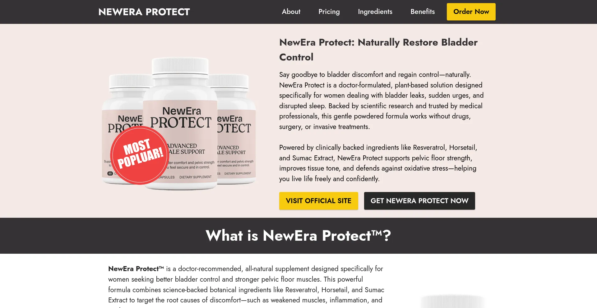 Website screenshot of Us-en-us-neweraprotect.com