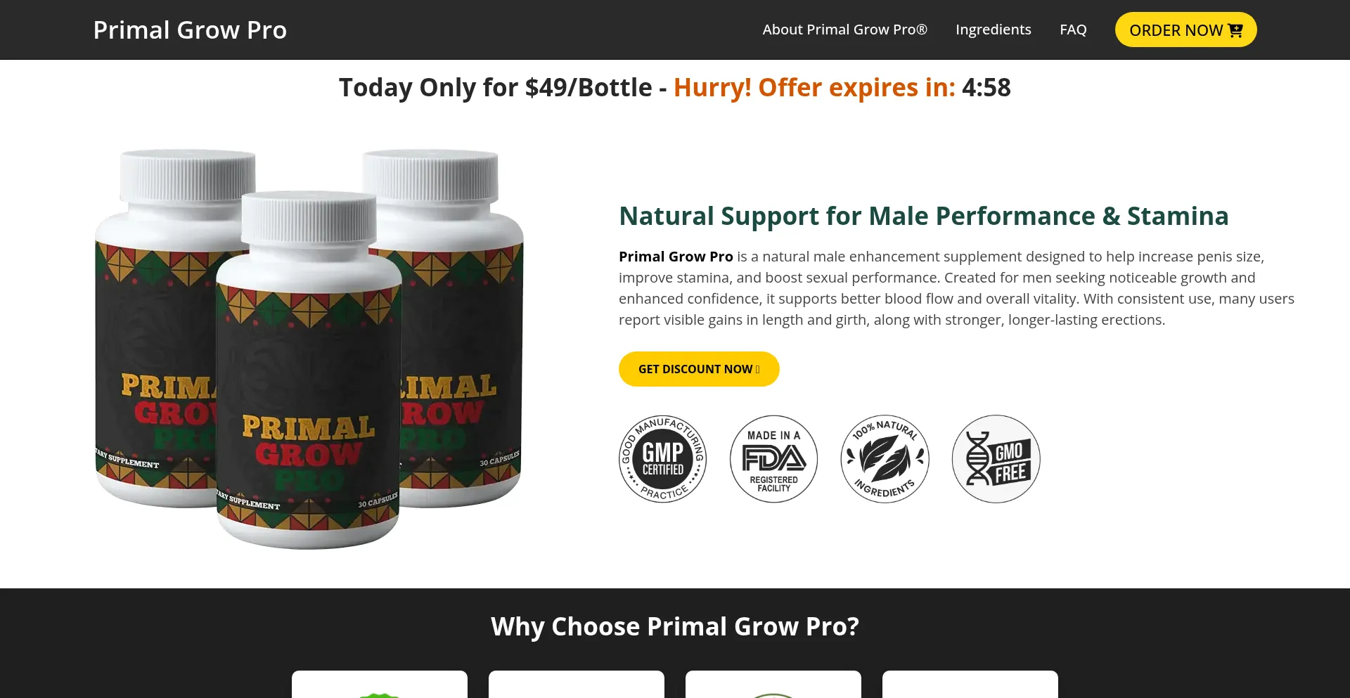 Us-primalgrowpro.com é Seguro e Confiável?