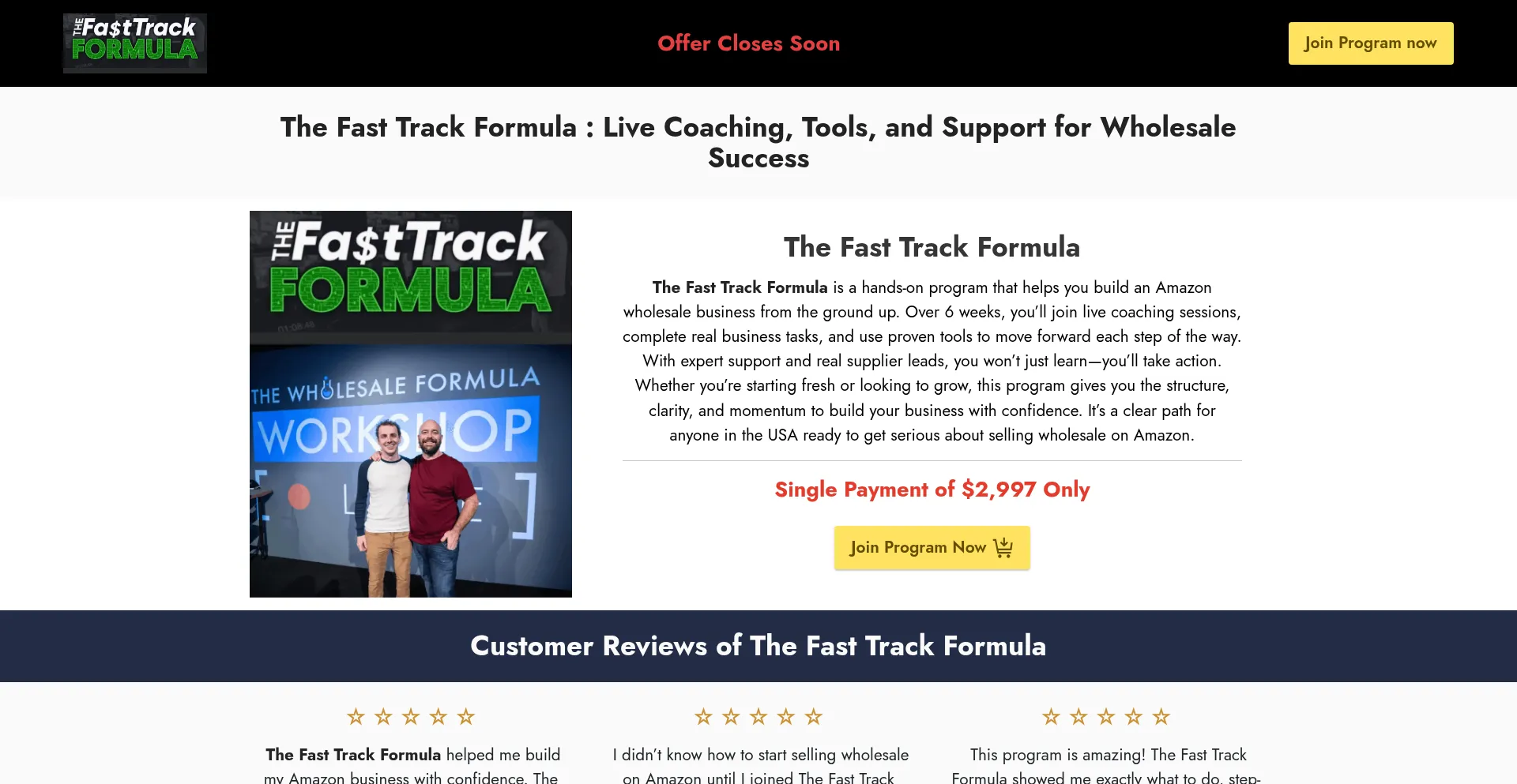 Us-thefasttrackformula.com Screenshot