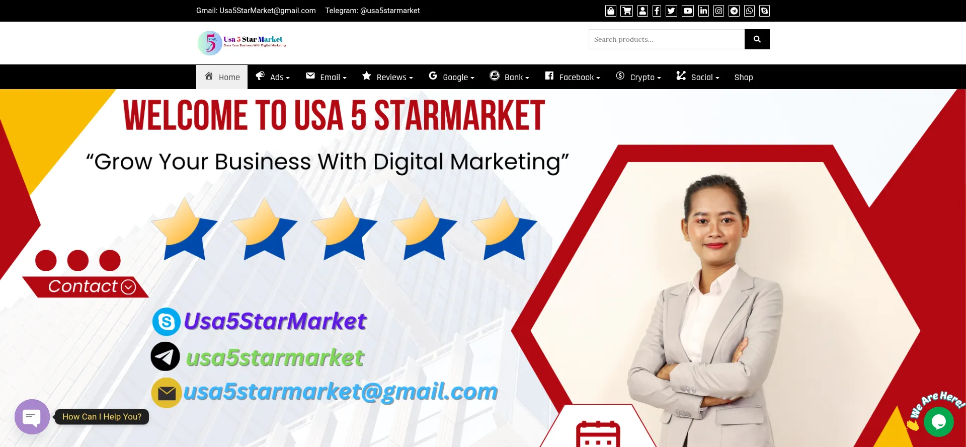 Usa5starmarket.com Screenshot