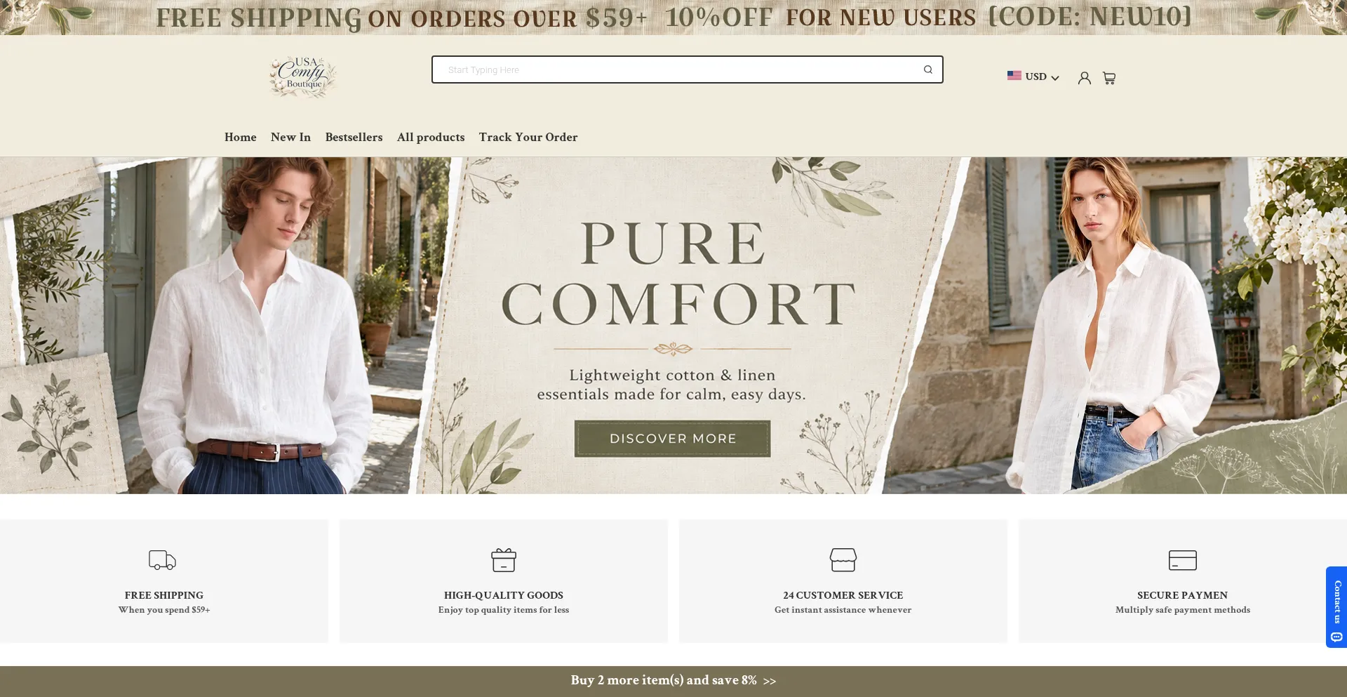 Usacomfyboutique.com