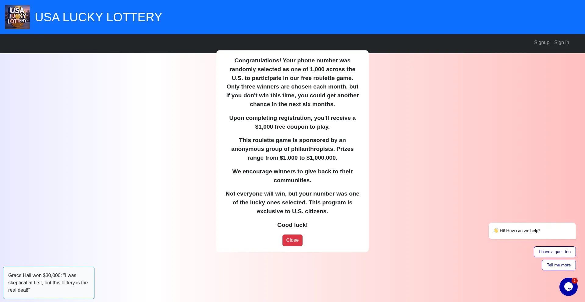 Usaluckylottery.com é Seguro e Confiável?