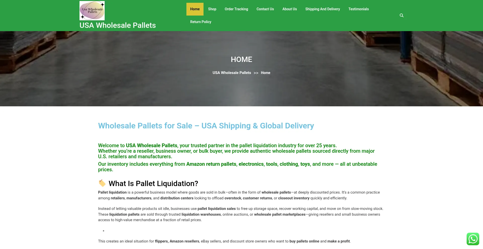 Usawholesalepallets.com