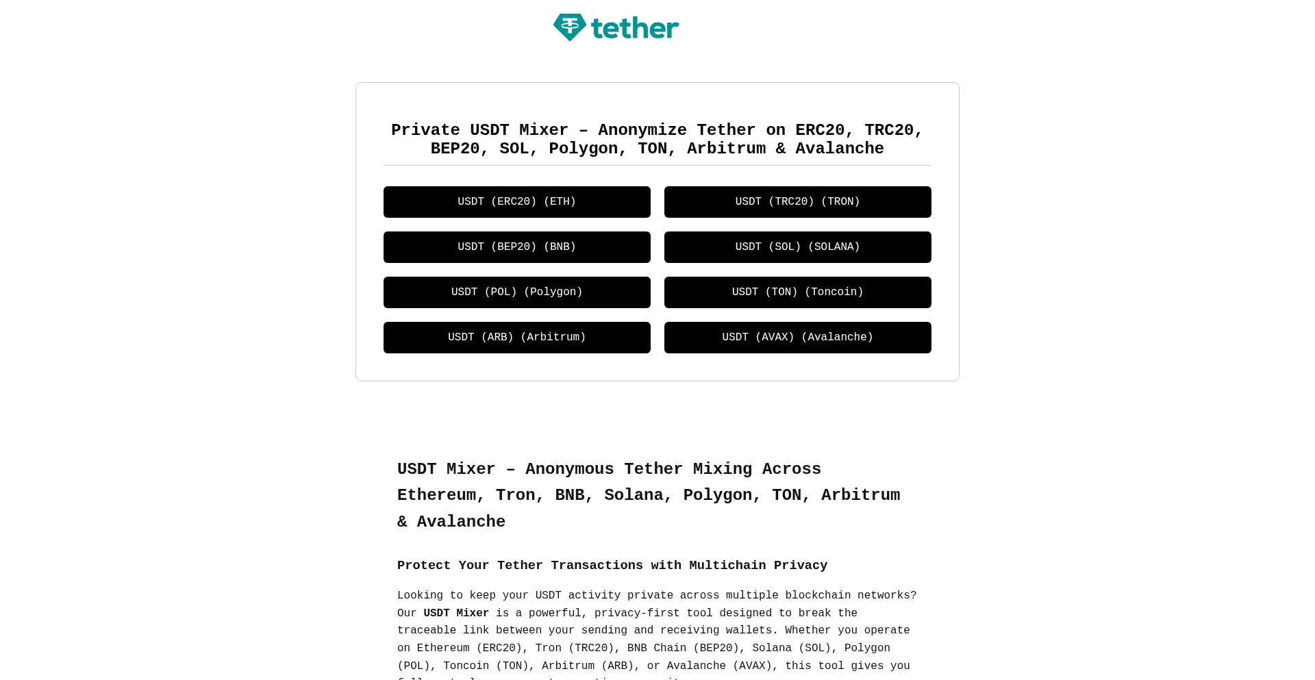 Usdt4mix.to