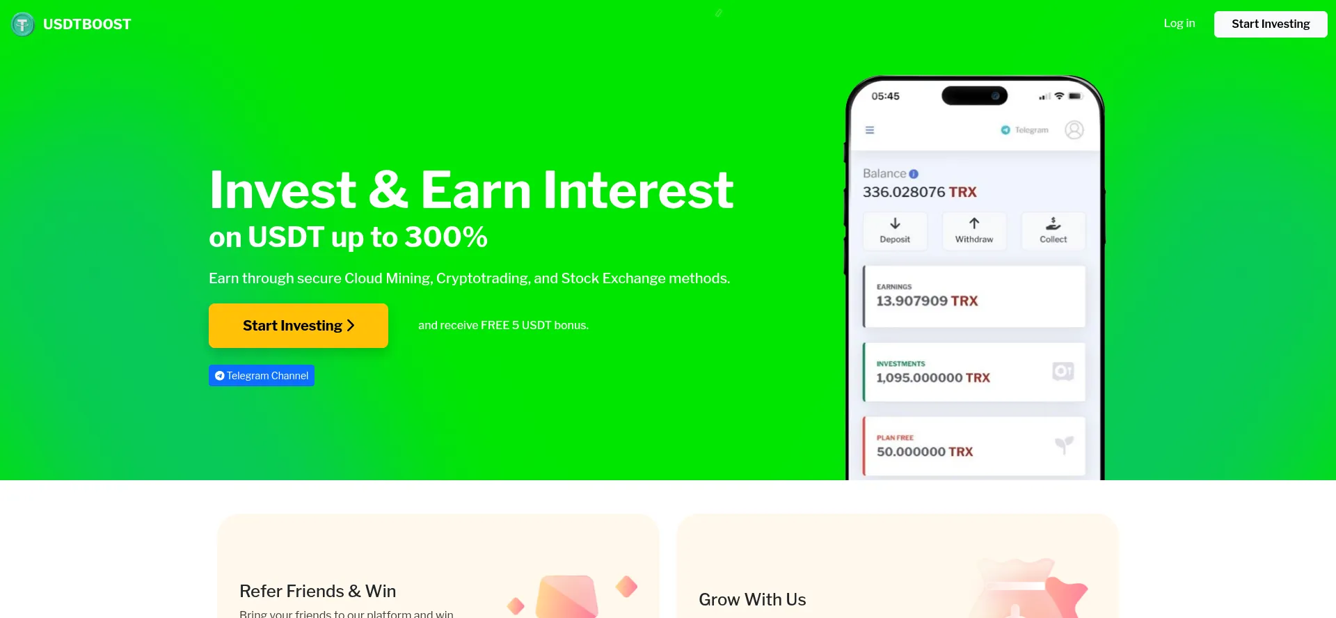 Usdtboost.pro é Seguro e Confiável?
