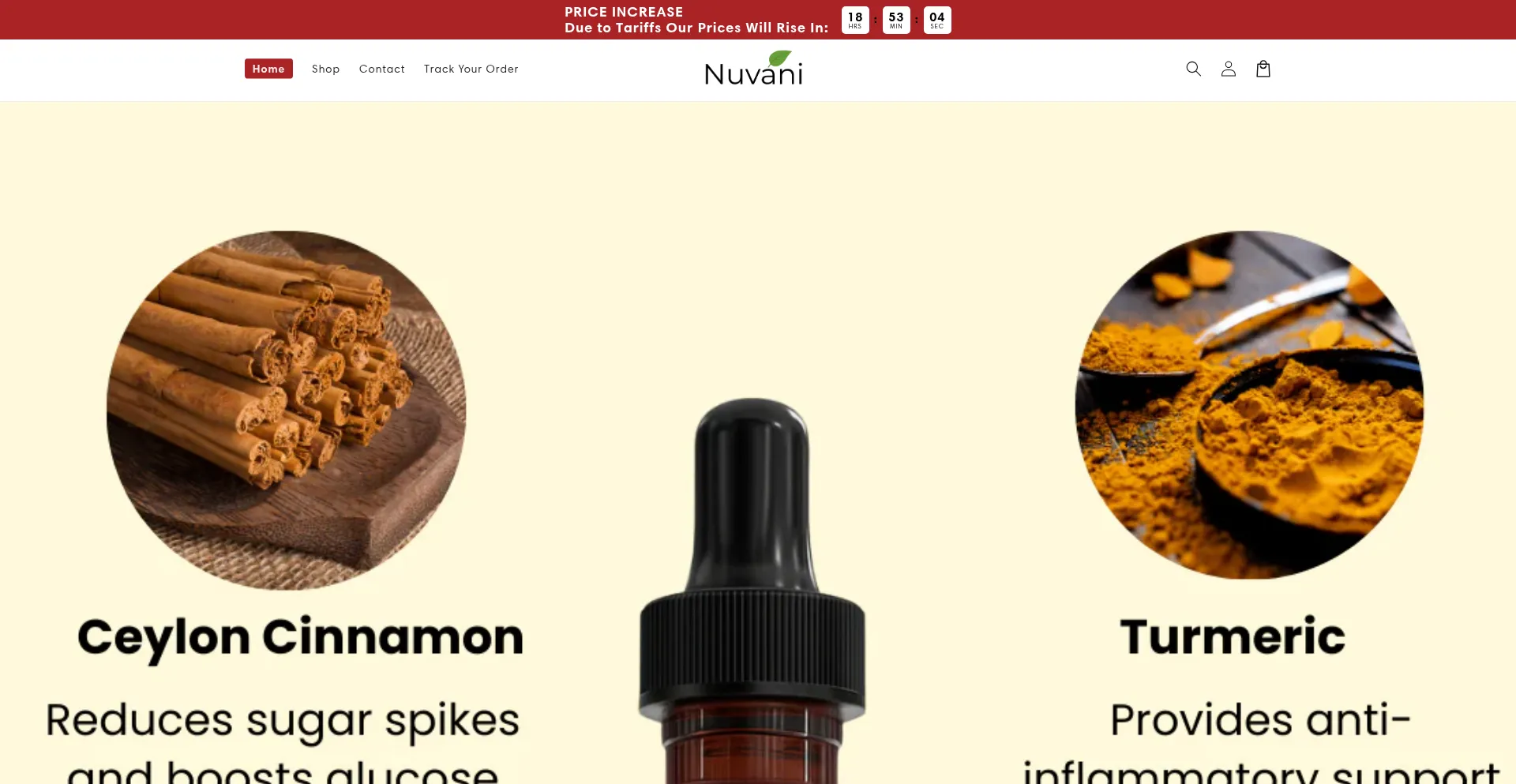 Website screenshot of Usesnuvani.com