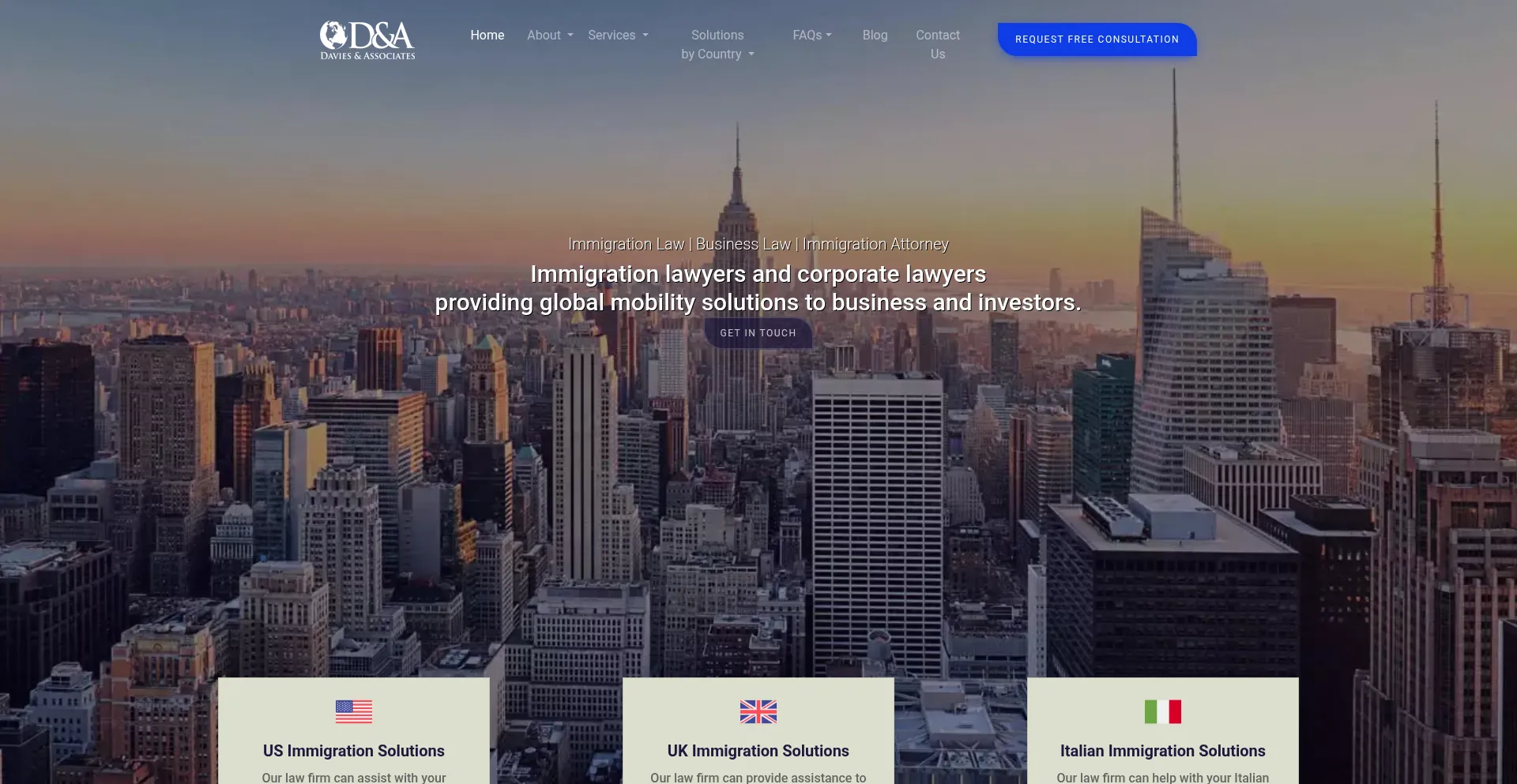 Usimmigrationadvisor.com Screenshot