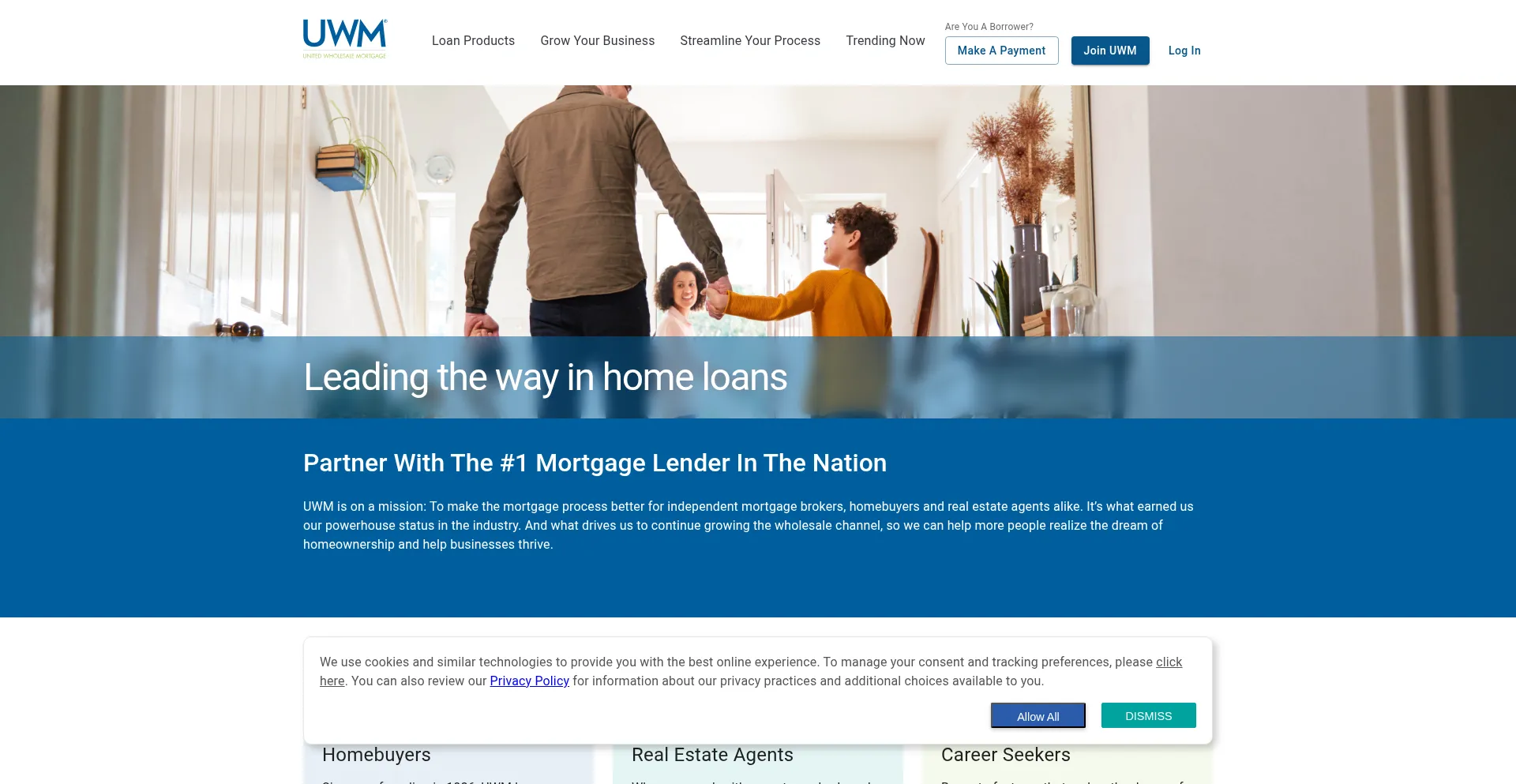 Uwm.com Screenshot