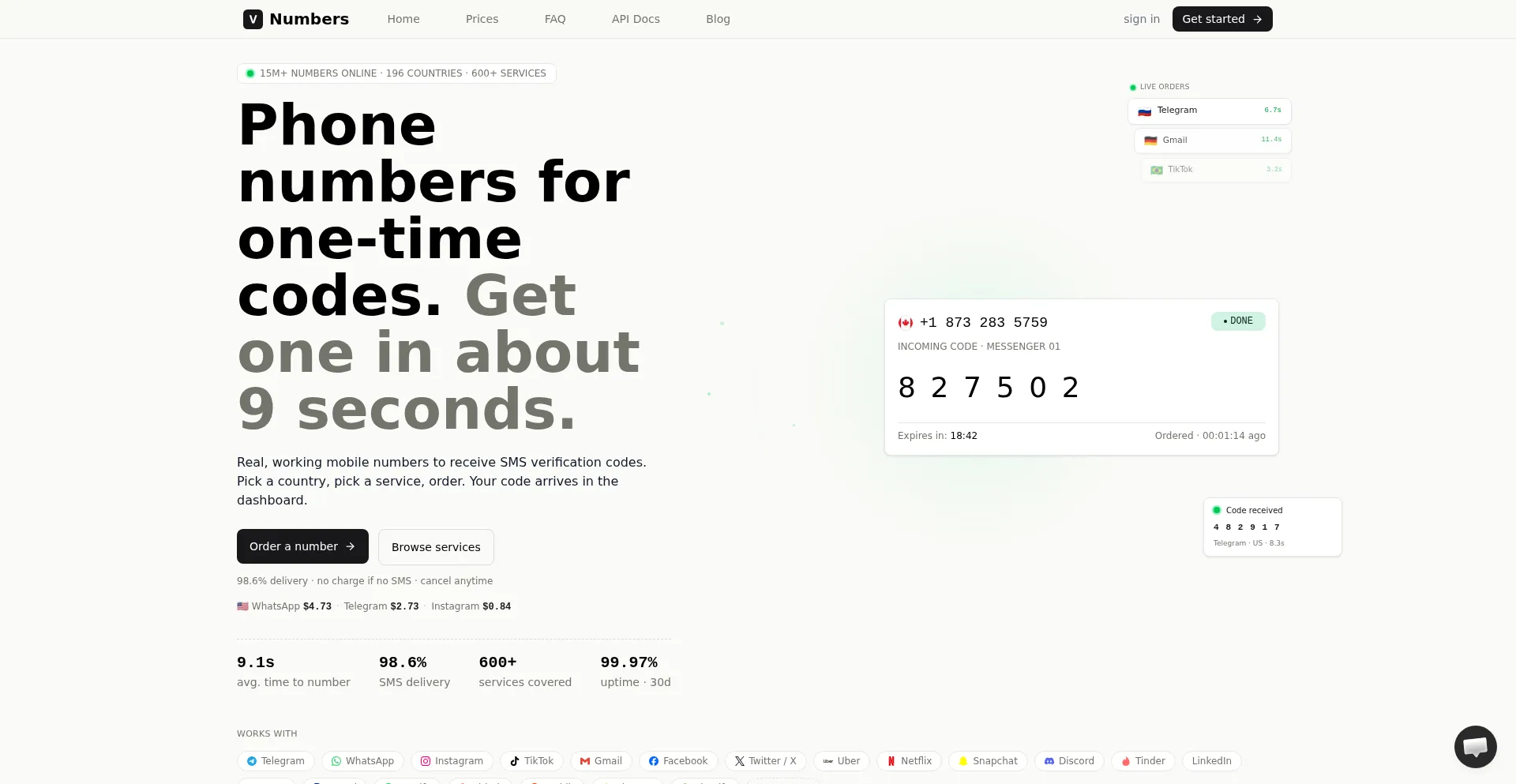 V-numbers.com