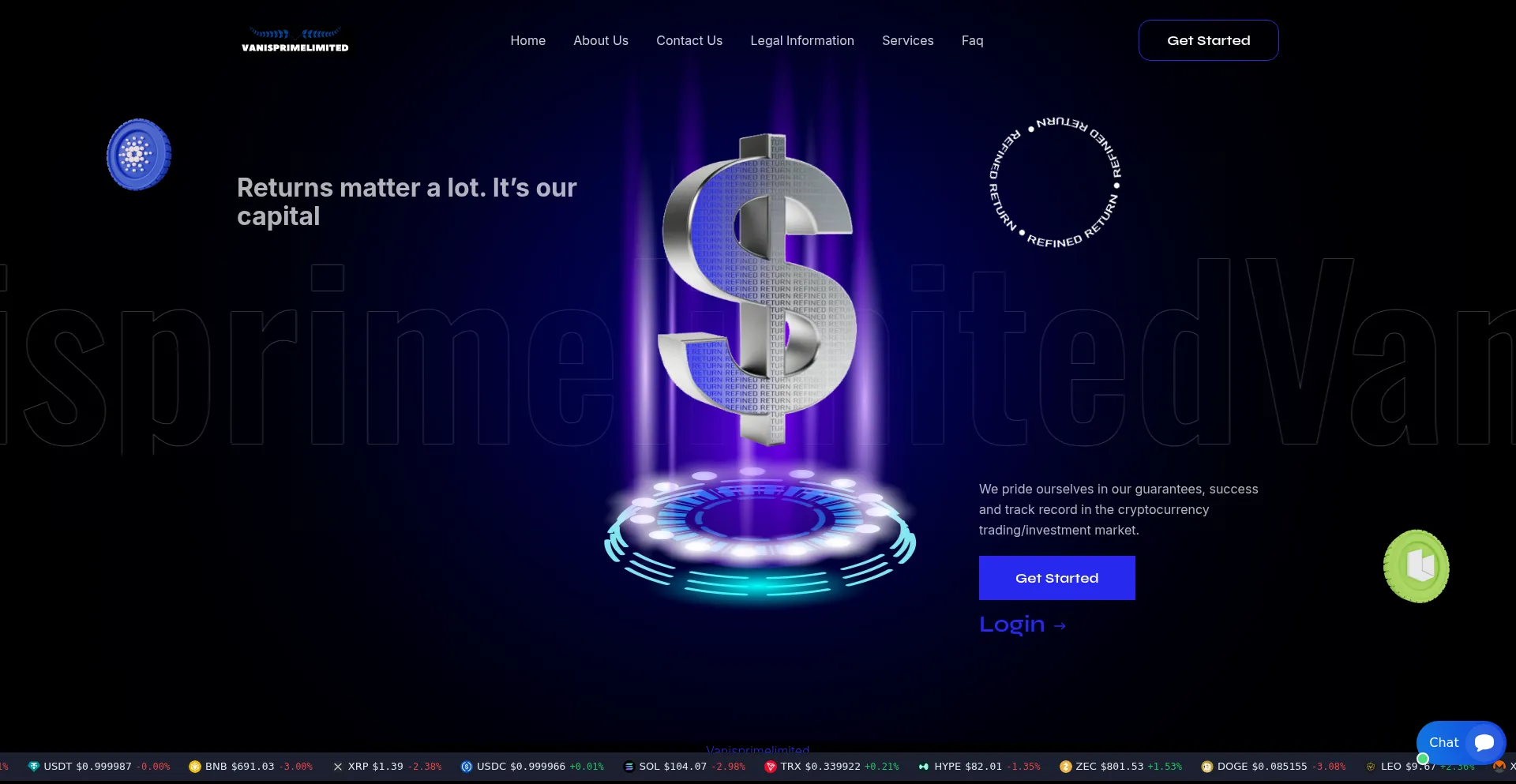 Vanisprimelimited.com