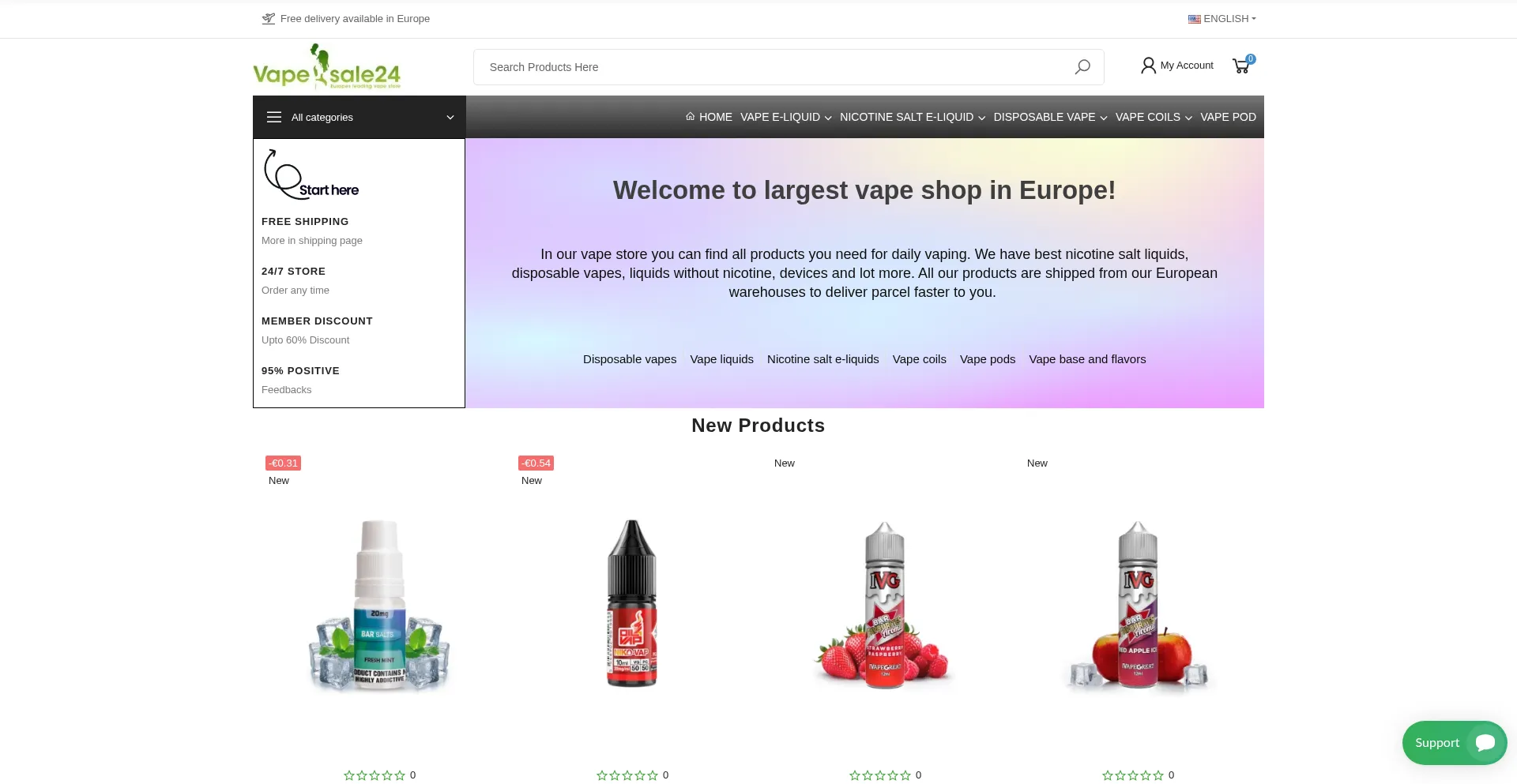 Vapesale24.store é Seguro e Confiável?
