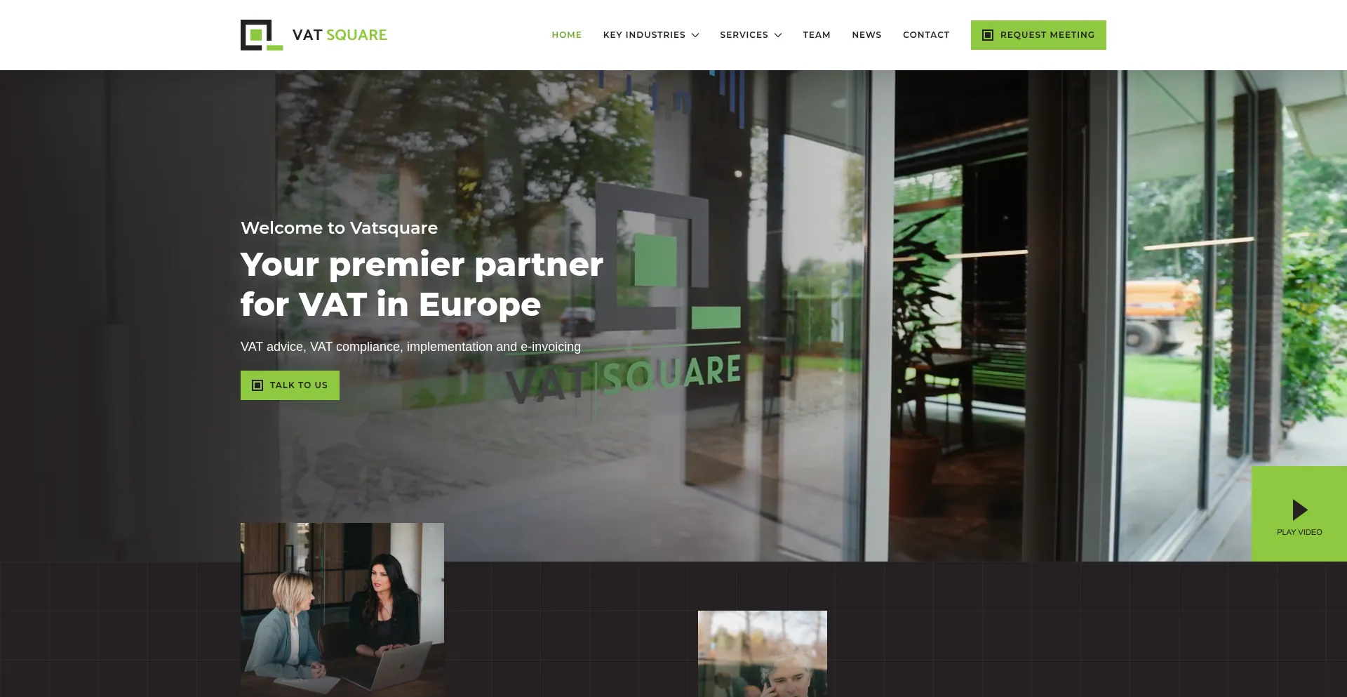 Website screenshot of Vatsquare.com