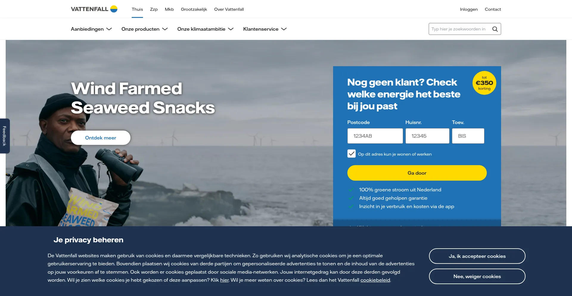 Vattenfall.nl é Seguro e Confiável?