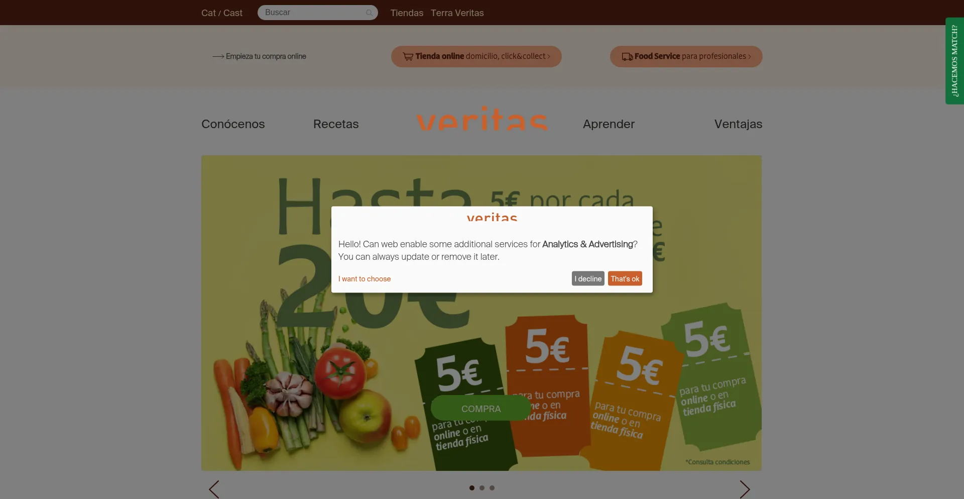 Veritas.es Screenshot