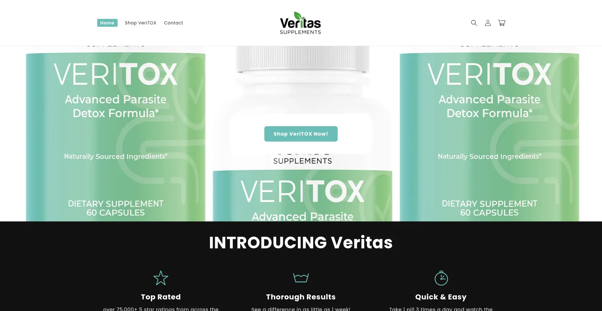 Veritas-supplements.com é Seguro e Confiável?