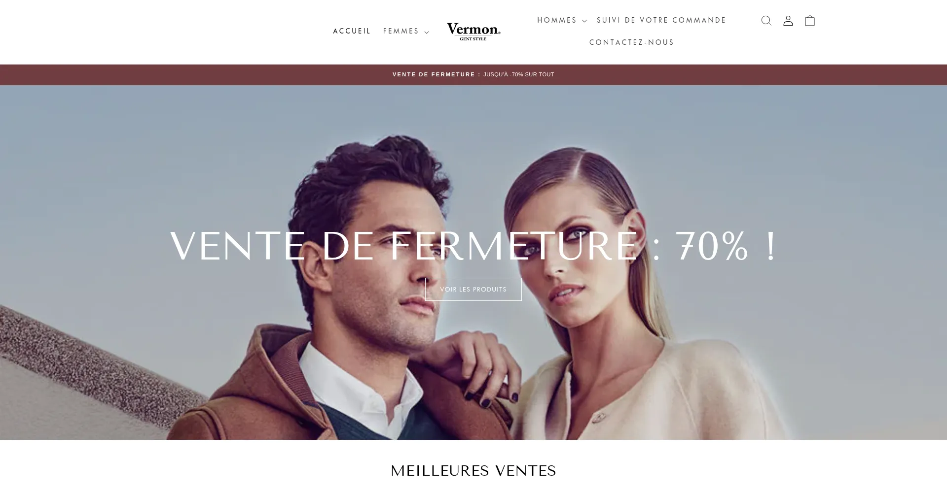 Website screenshot of Vermonstyle.fr