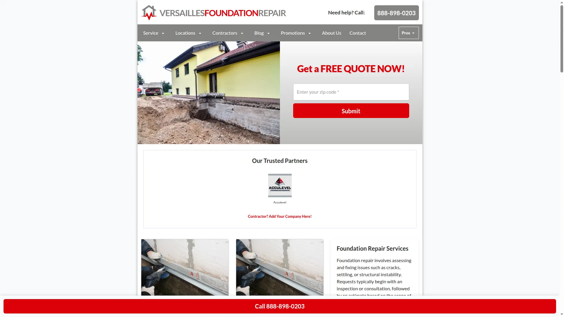 Versaillesfoundationrepair.com
