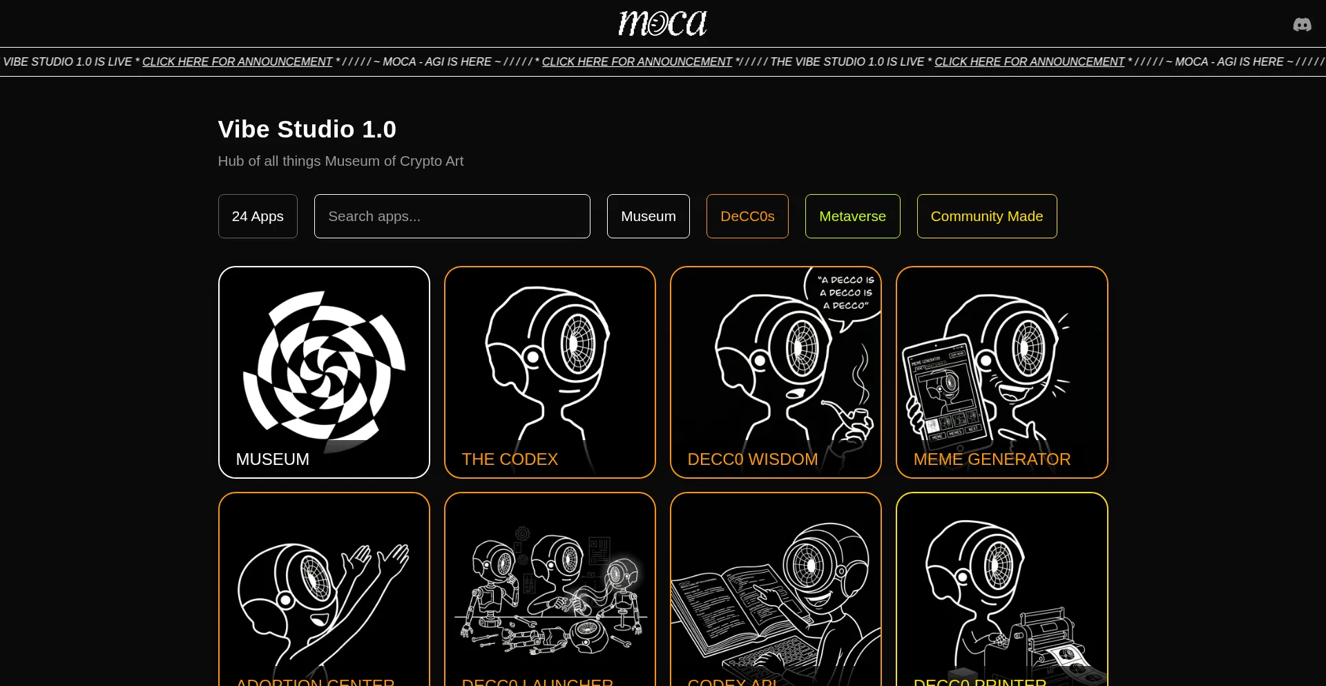 Vibe.museumofcryptoart.com