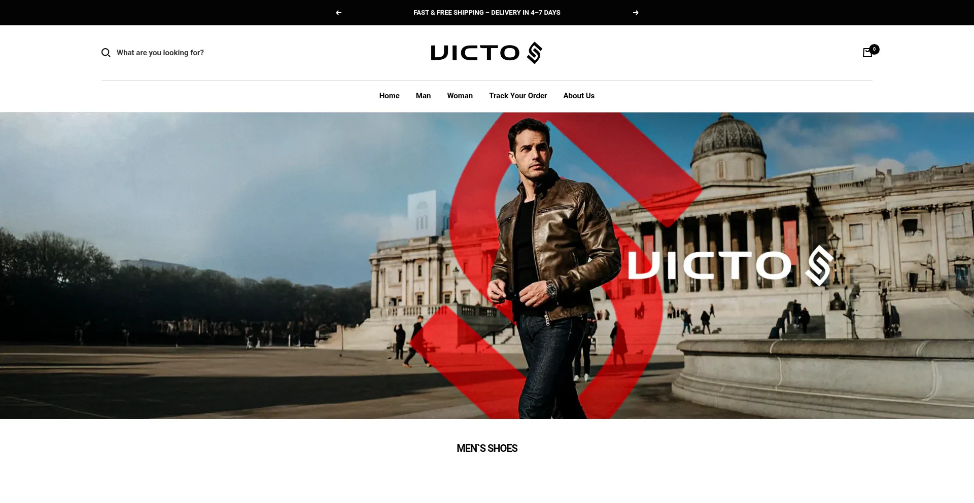 Website screenshot of Victostore.com