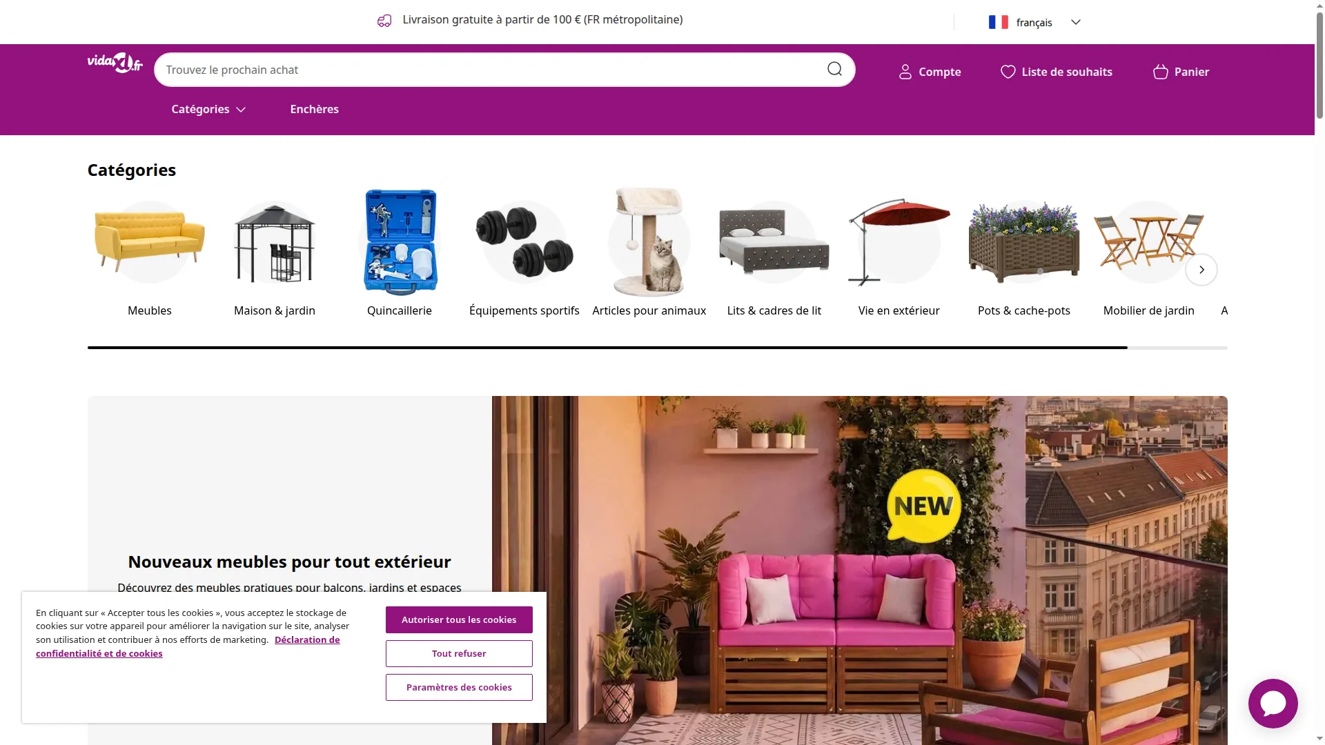 Vidaxl.fr