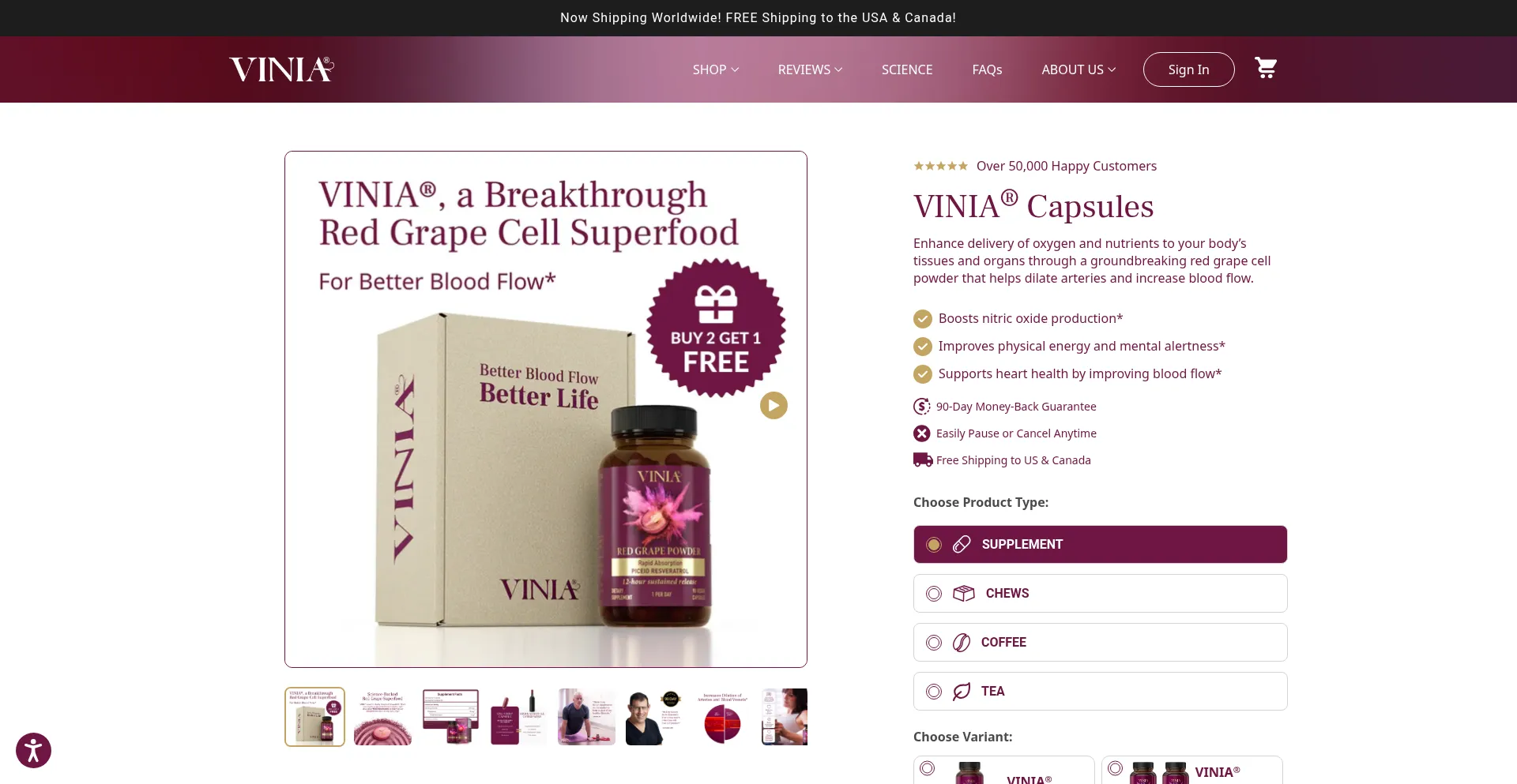 Viniadeal.com Screenshot