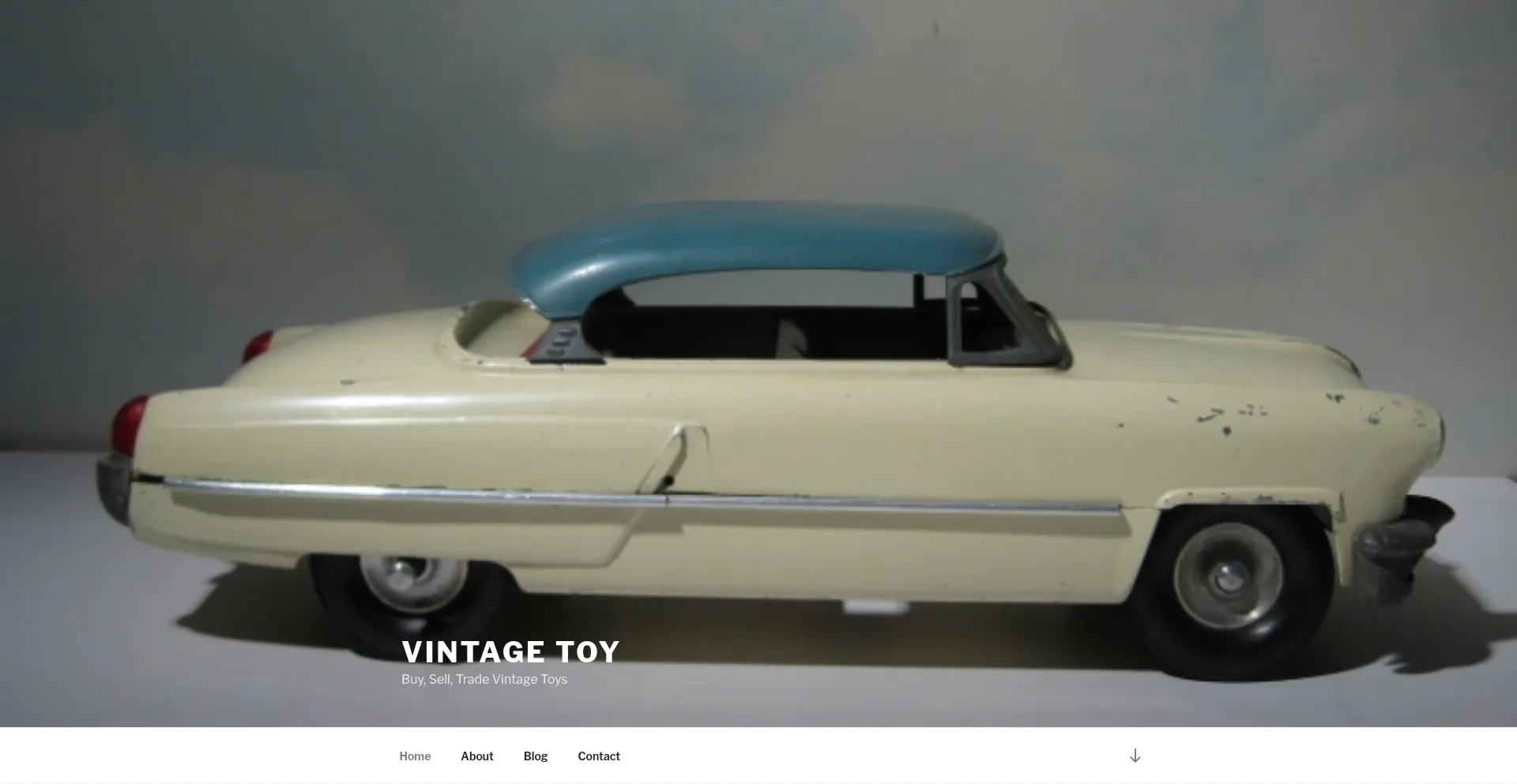 Website screenshot of Vintagetoy.net