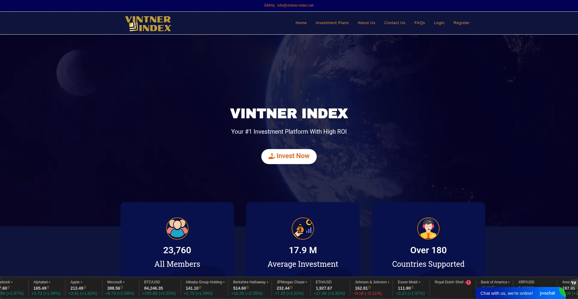 Vintner-index.net